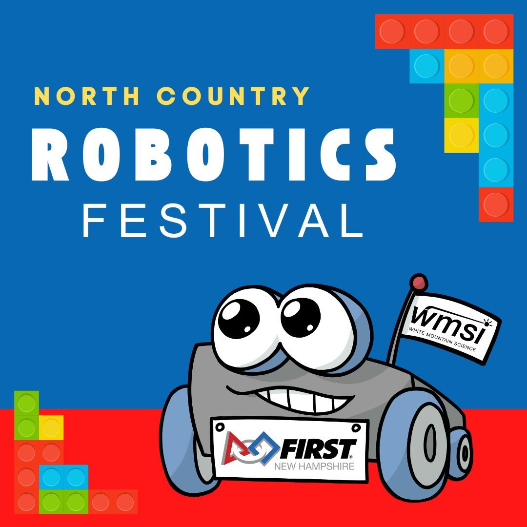 CALLING ALL ROBOTICS FANS 
-
You don't want to miss the North Country Robotics Festival THIS Saturday April 11th from 10am-3pm at Littleton High School! 
-
Come explore LEGO builds
Live robot demos 
&amp; Interactive STEAM activities!