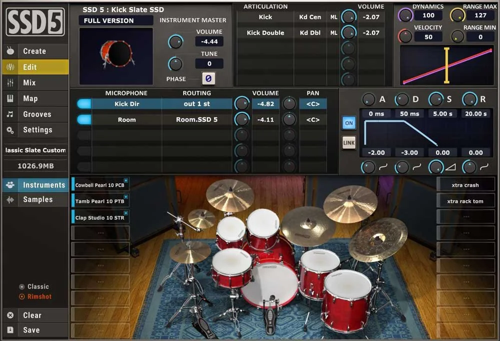 Drum Programming software used for composing drums