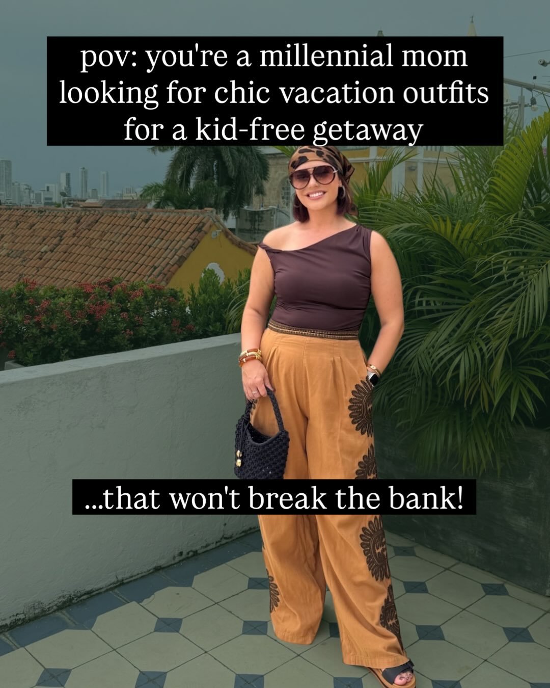 Heard you were in the market for some chic fits for your next vacation that won't break the bank! 😎

When Kelly came to me, she wanted a whole vacation capsule wardrobe for her upcoming child-free trip to Colombia. 🌴

We found her a great combinati