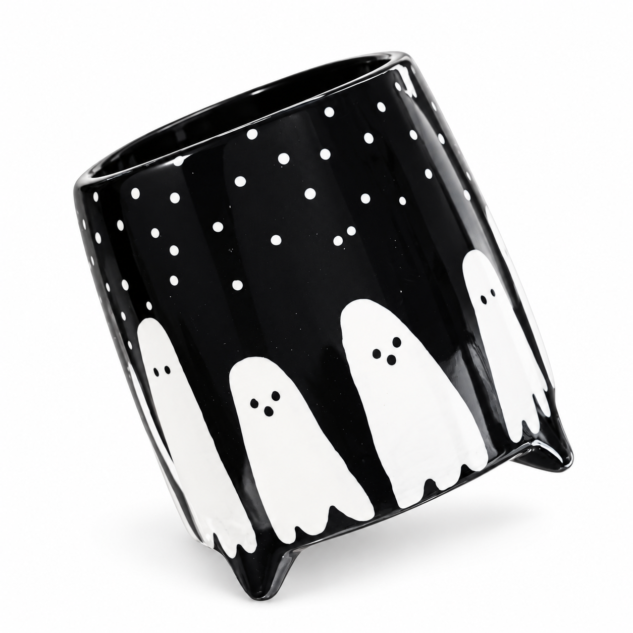 Spooky Large Candle Lying Down