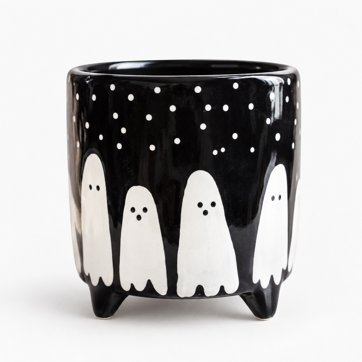 Spooky Large Candle Side