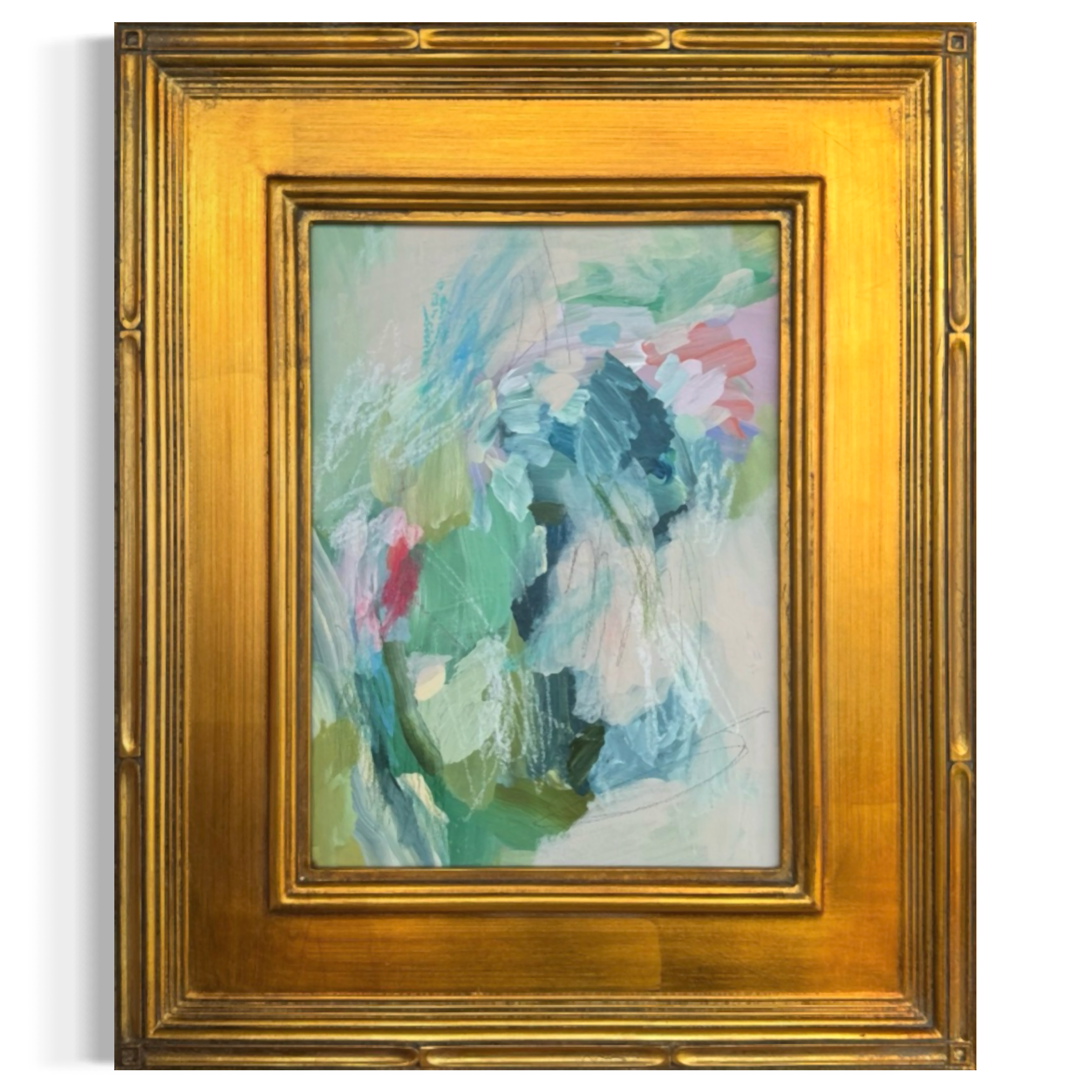 “A Little Bit of Lovely” - 15 x 18 - Framed Original Painting