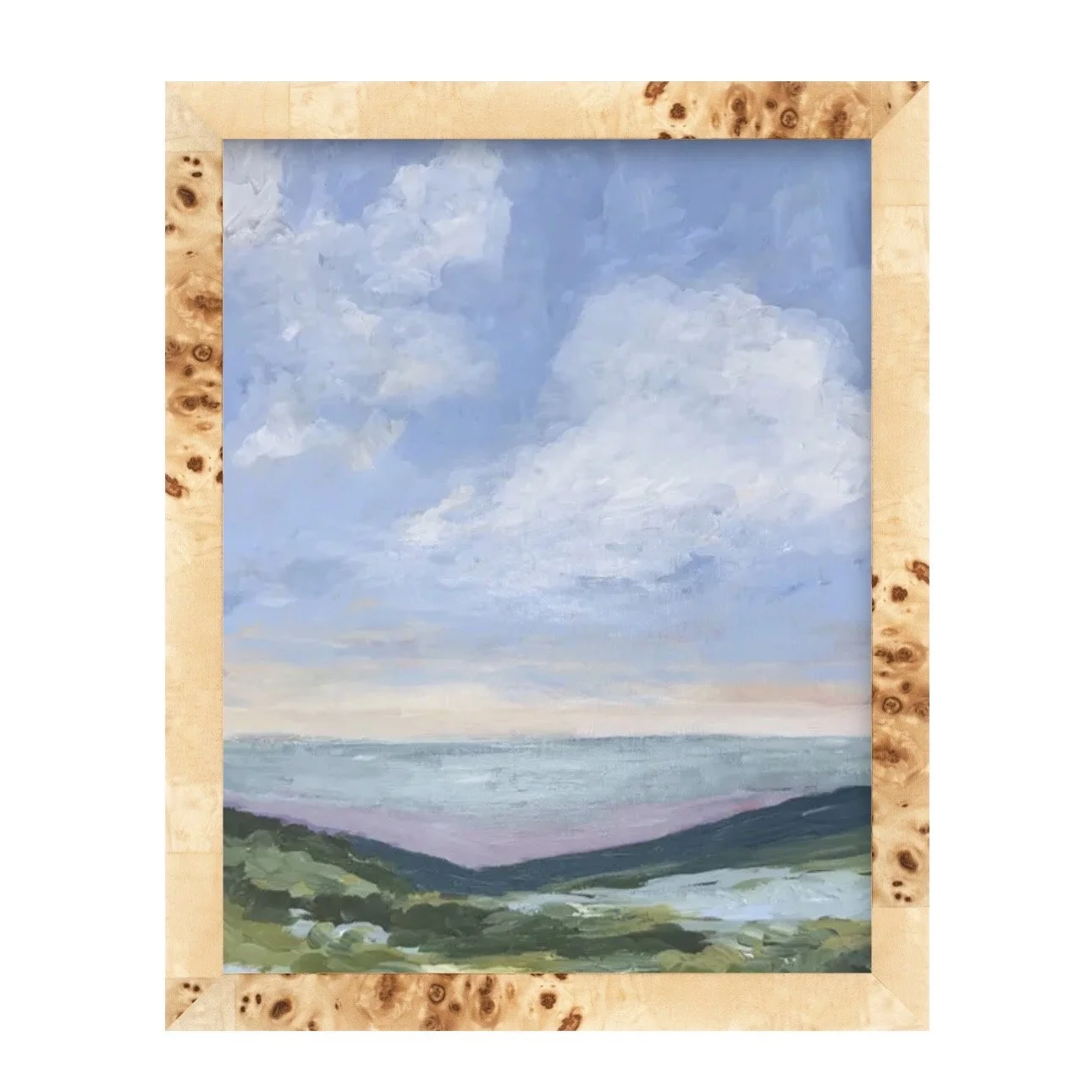 “The Wide Mercy of the Sky” - 12.5 x 15.5 - Framed Original Painting