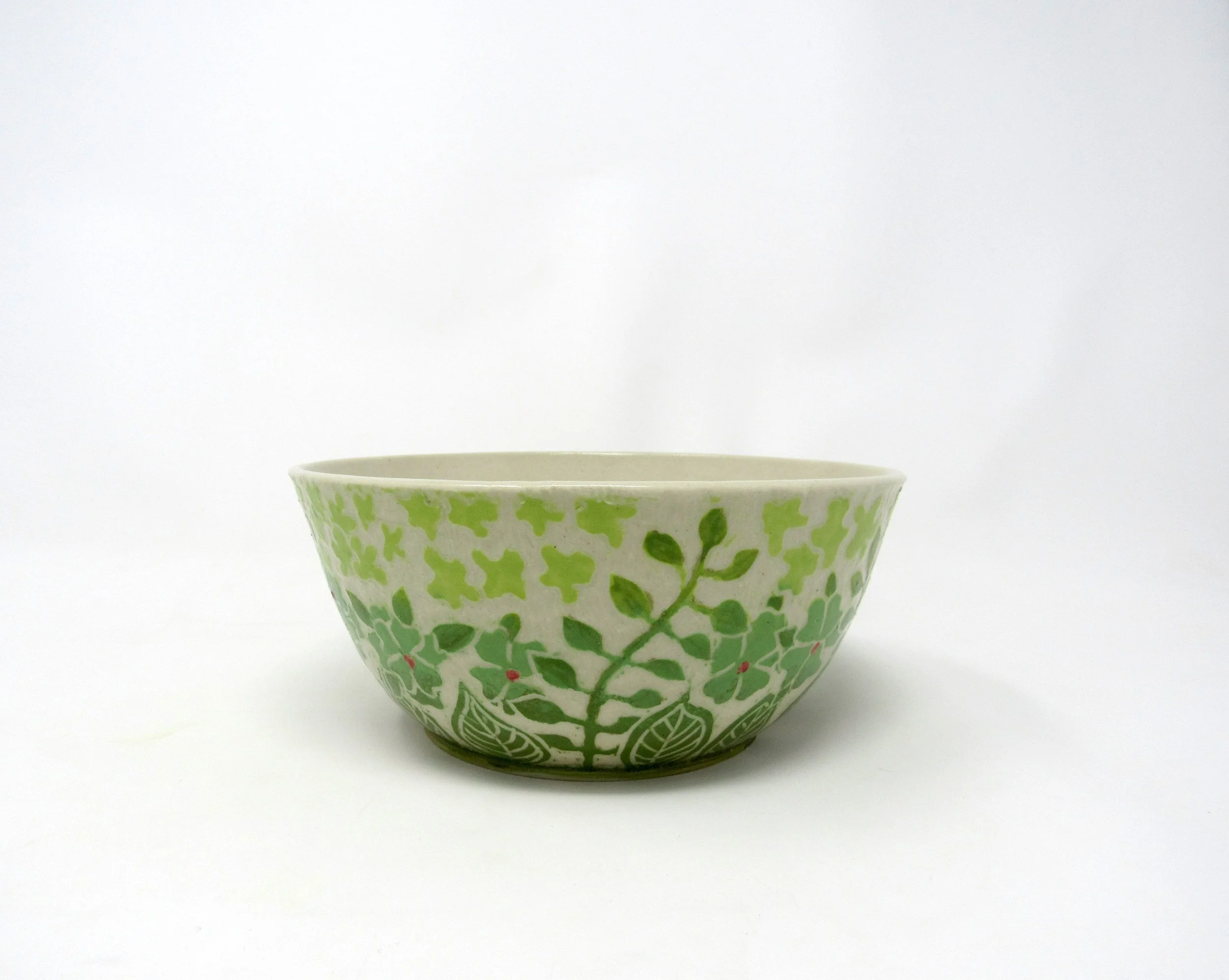 LoriVogelGreenLeafBowl.JPG