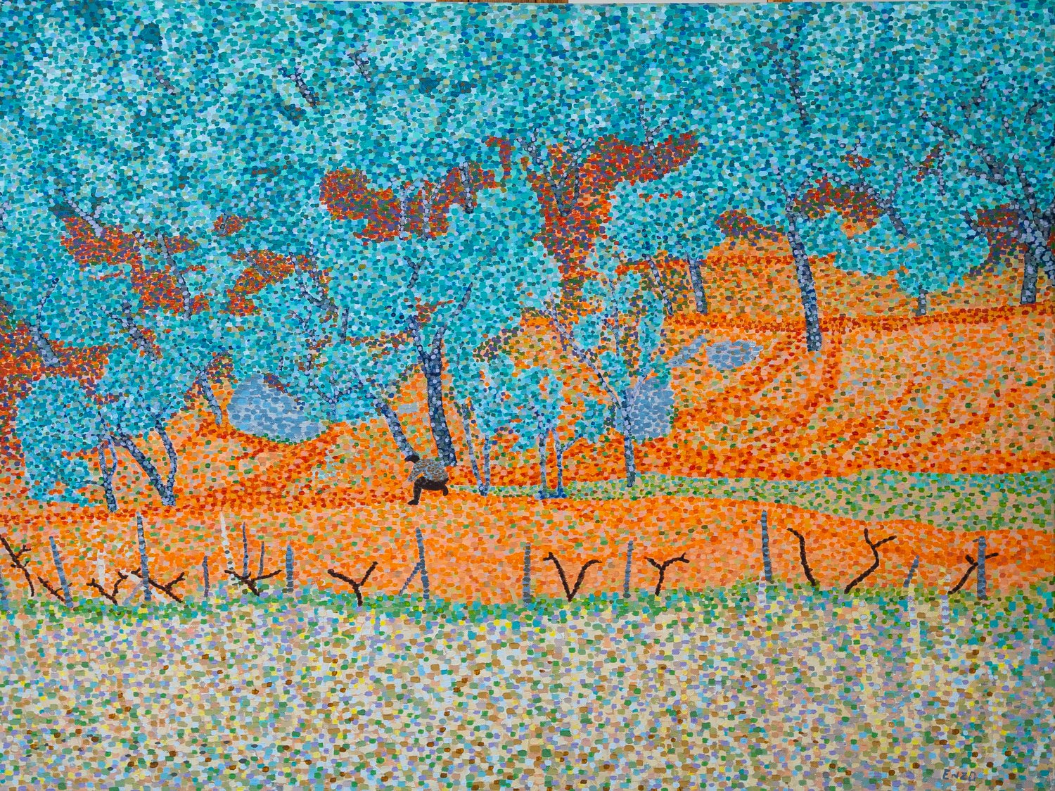 Sauro & the Olive Nets 24x36