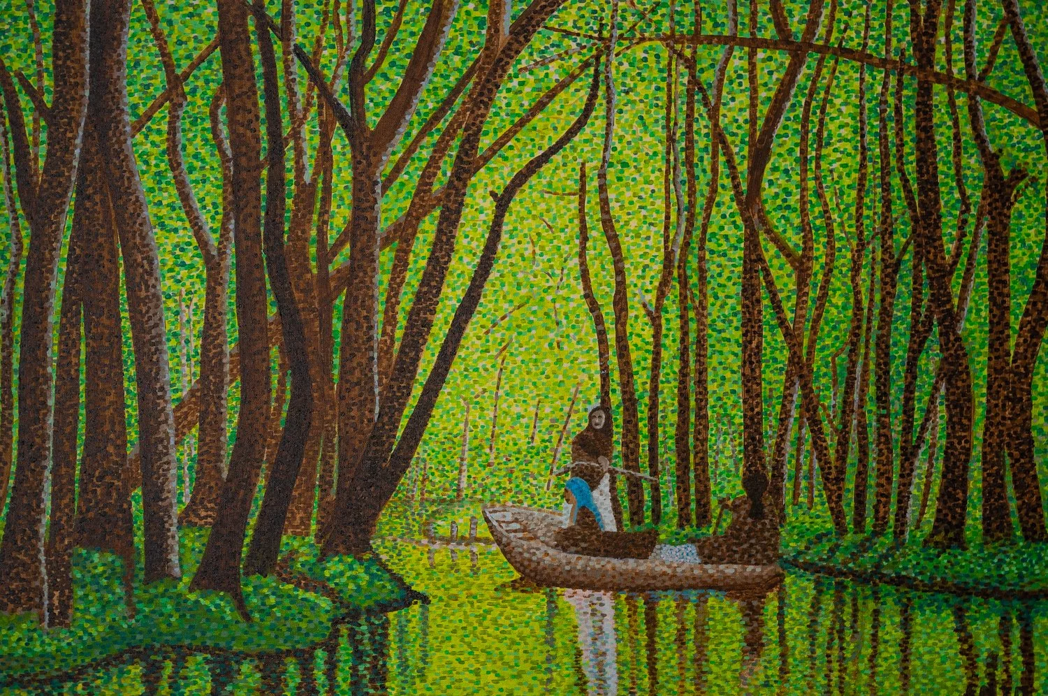 Green Ladies 24x36