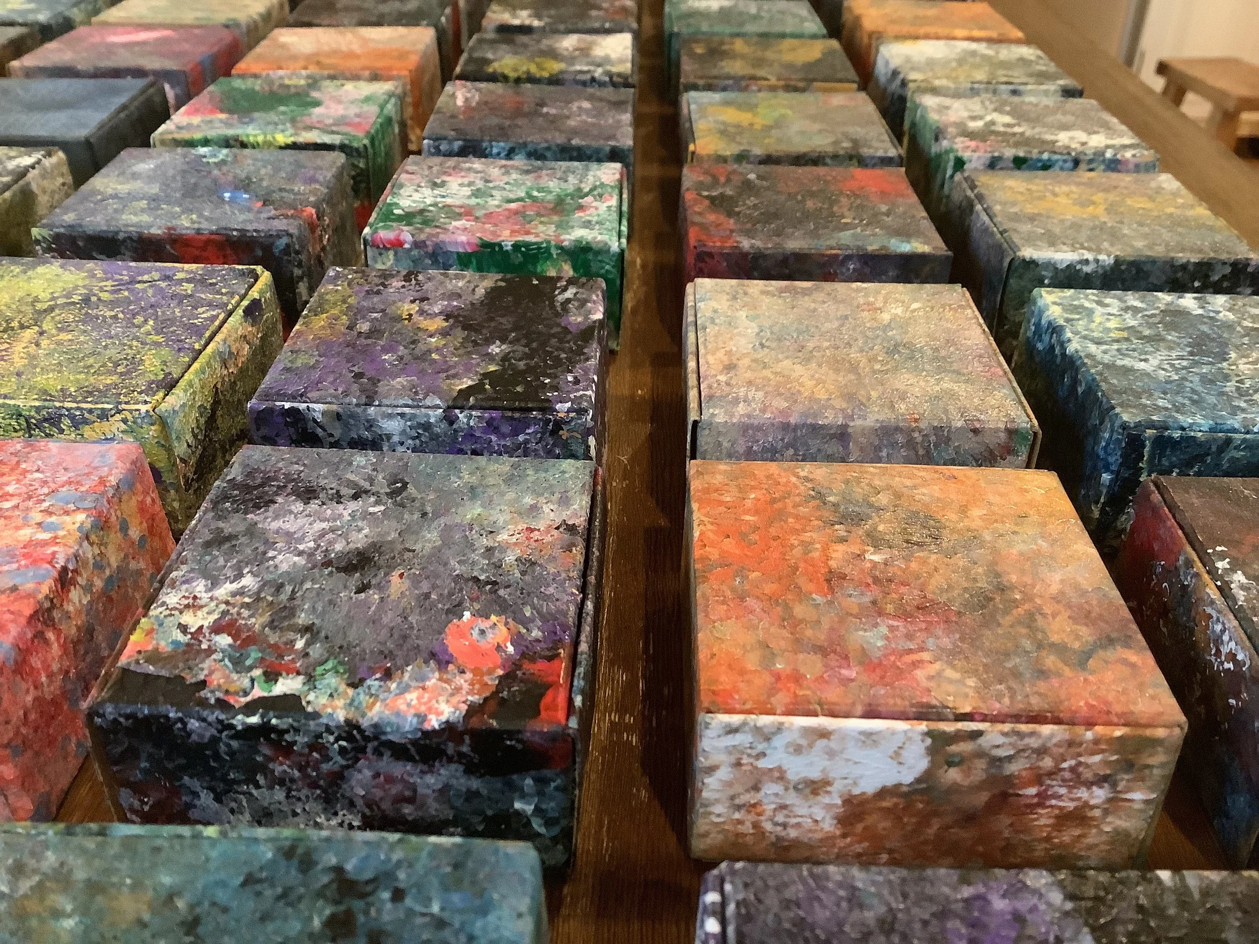 Bingo Boxes: 2.5"x2.5"x3/4"