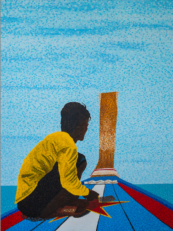 The Boatman 40x30