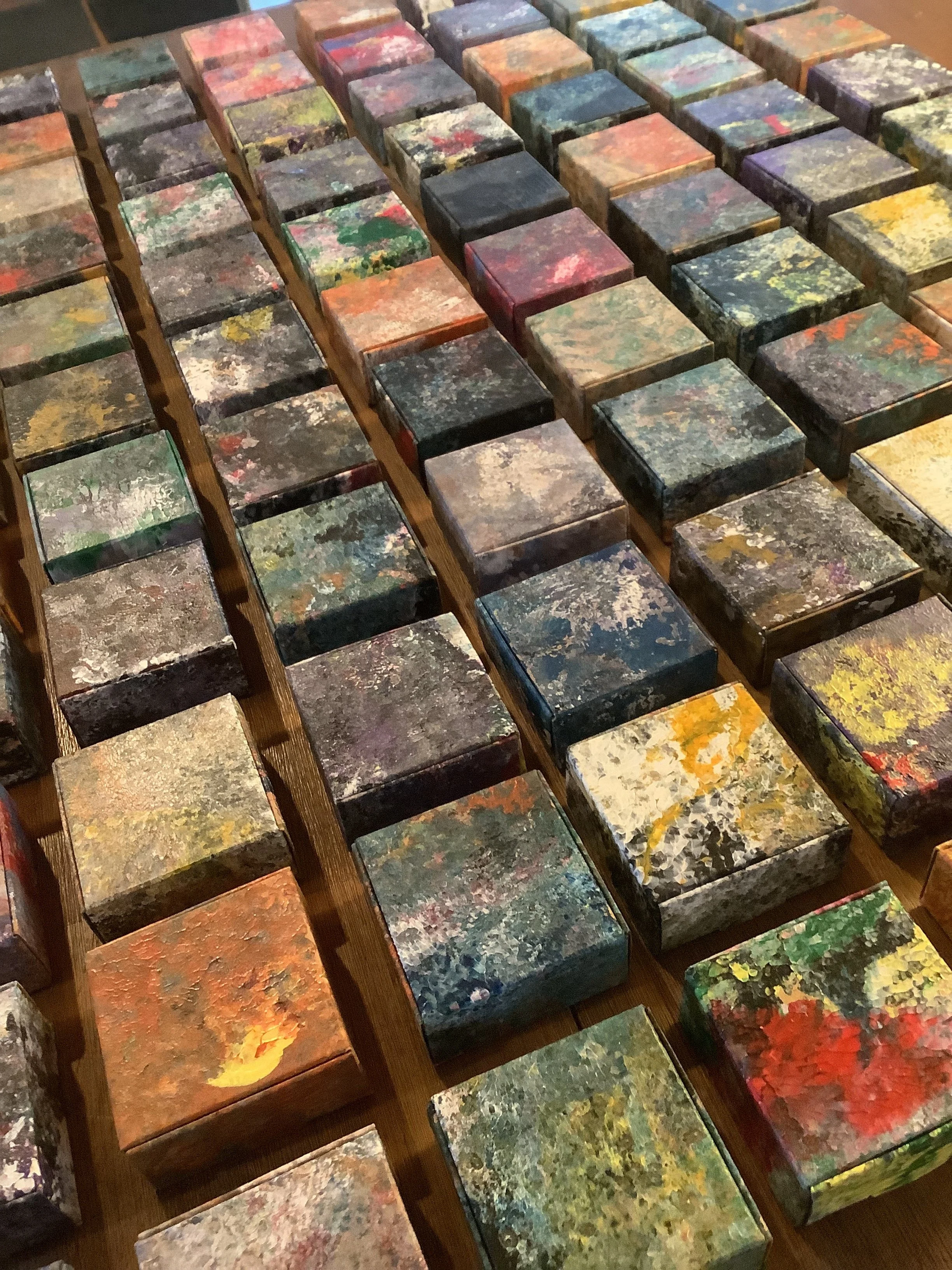 Bingo Boxes: 2.5"x2.5"x3/4"