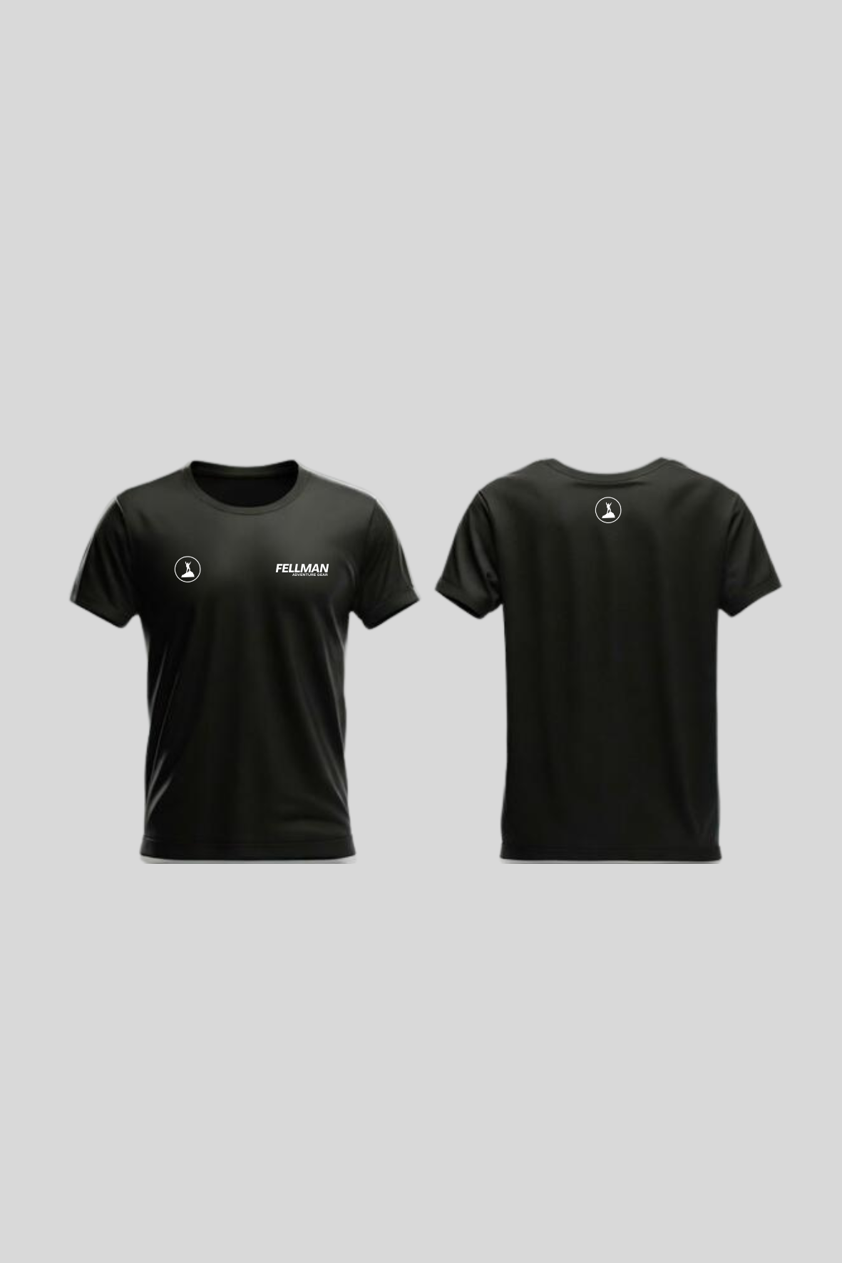 QUICK DRY Unisex Trail T-Shirt Black
