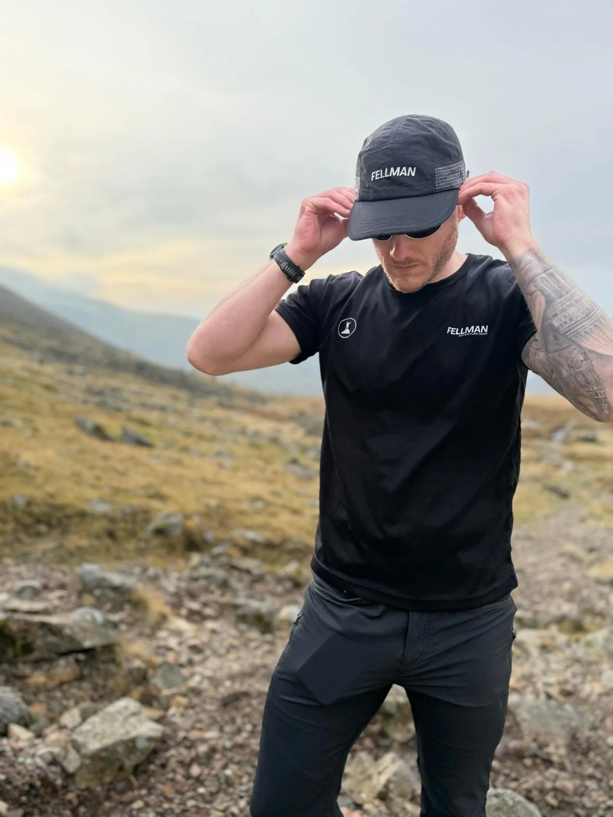 QUICK DRY Unisex Trail T-Shirt Black