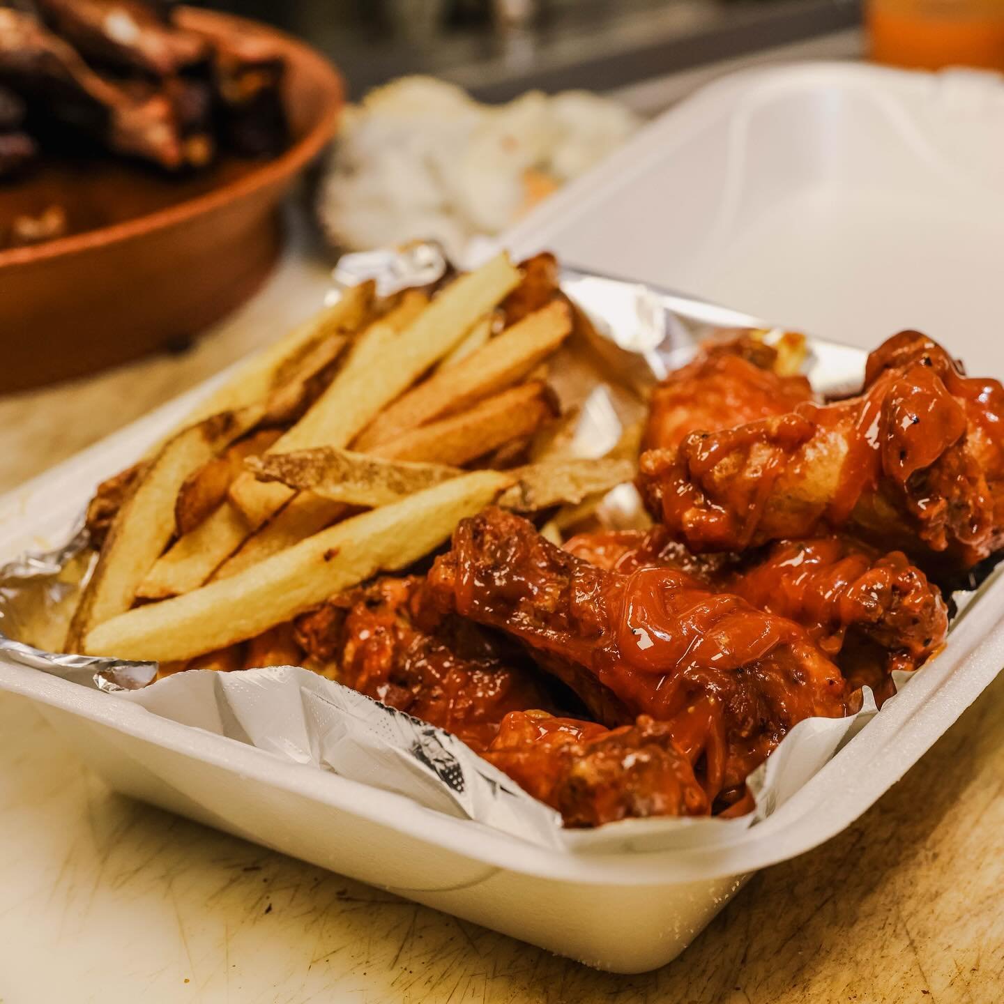 📣🍗 WINGS &amp; FRIES! 🥔 🔥

Craving something delicious? Look no further than our Wings and Fries Combo at Mr. Cobb&rsquo;s BBQ! 🎯

Choose from a variety of mouthwatering flavors like:
🍋 Lemon Pepper &ndash; Zesty and bold
🌶️ Buffalo &ndash; Cl