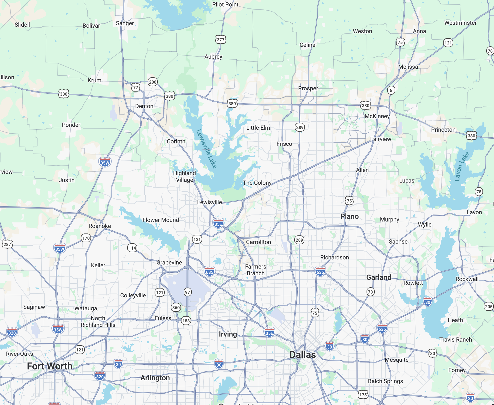 DFW Map