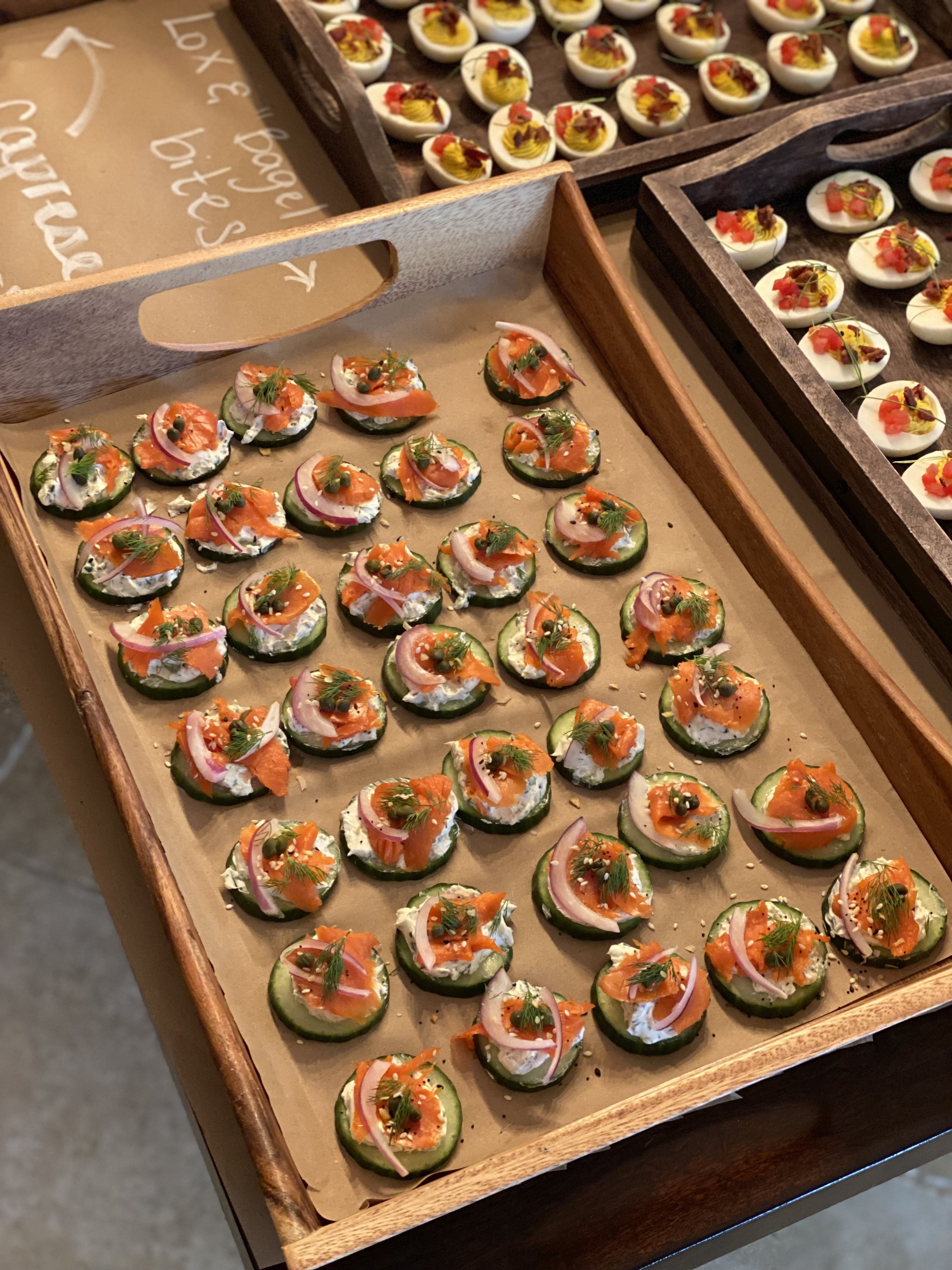 Lox & Bagel Bites
