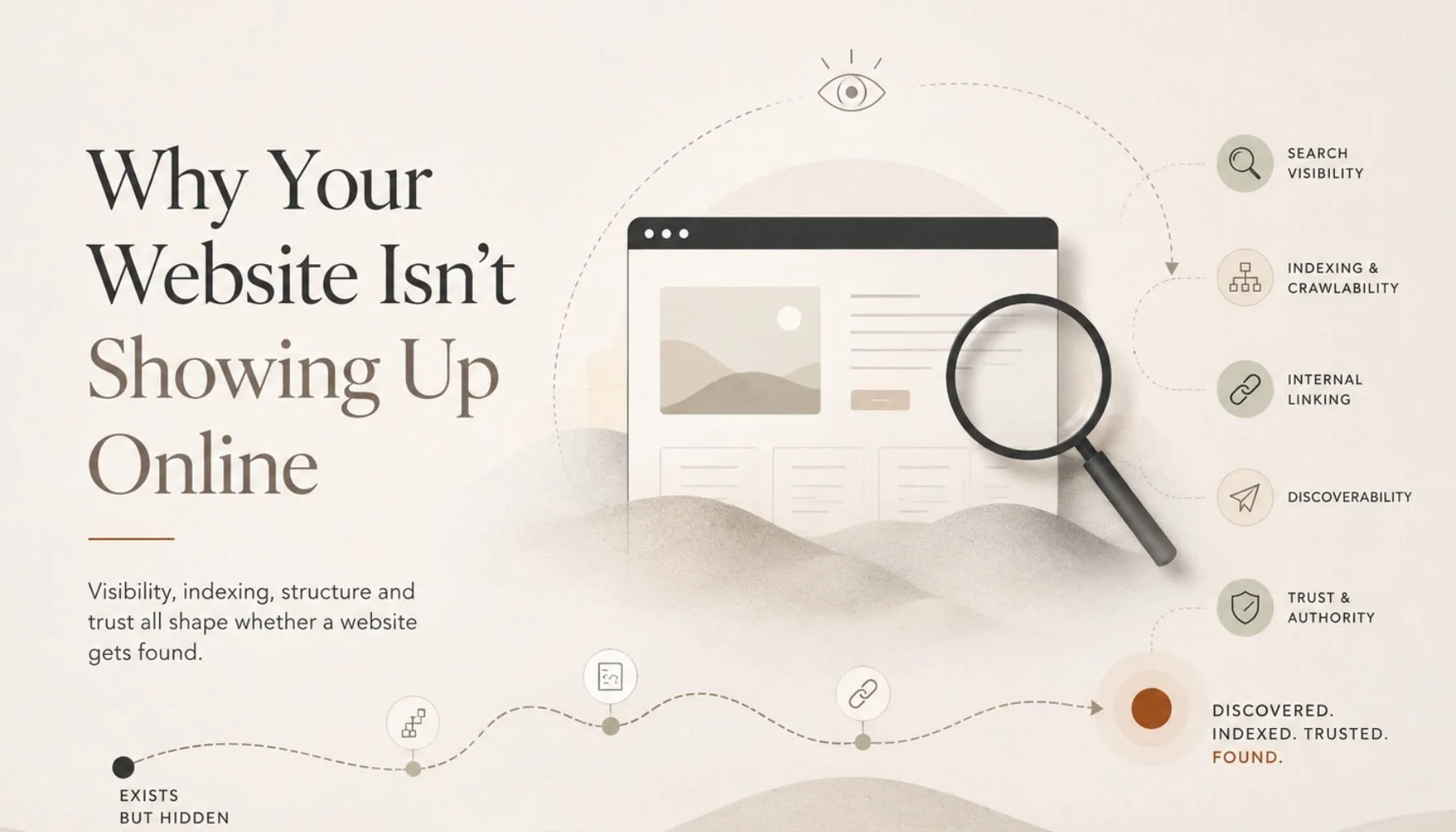 why your website is not showing up online