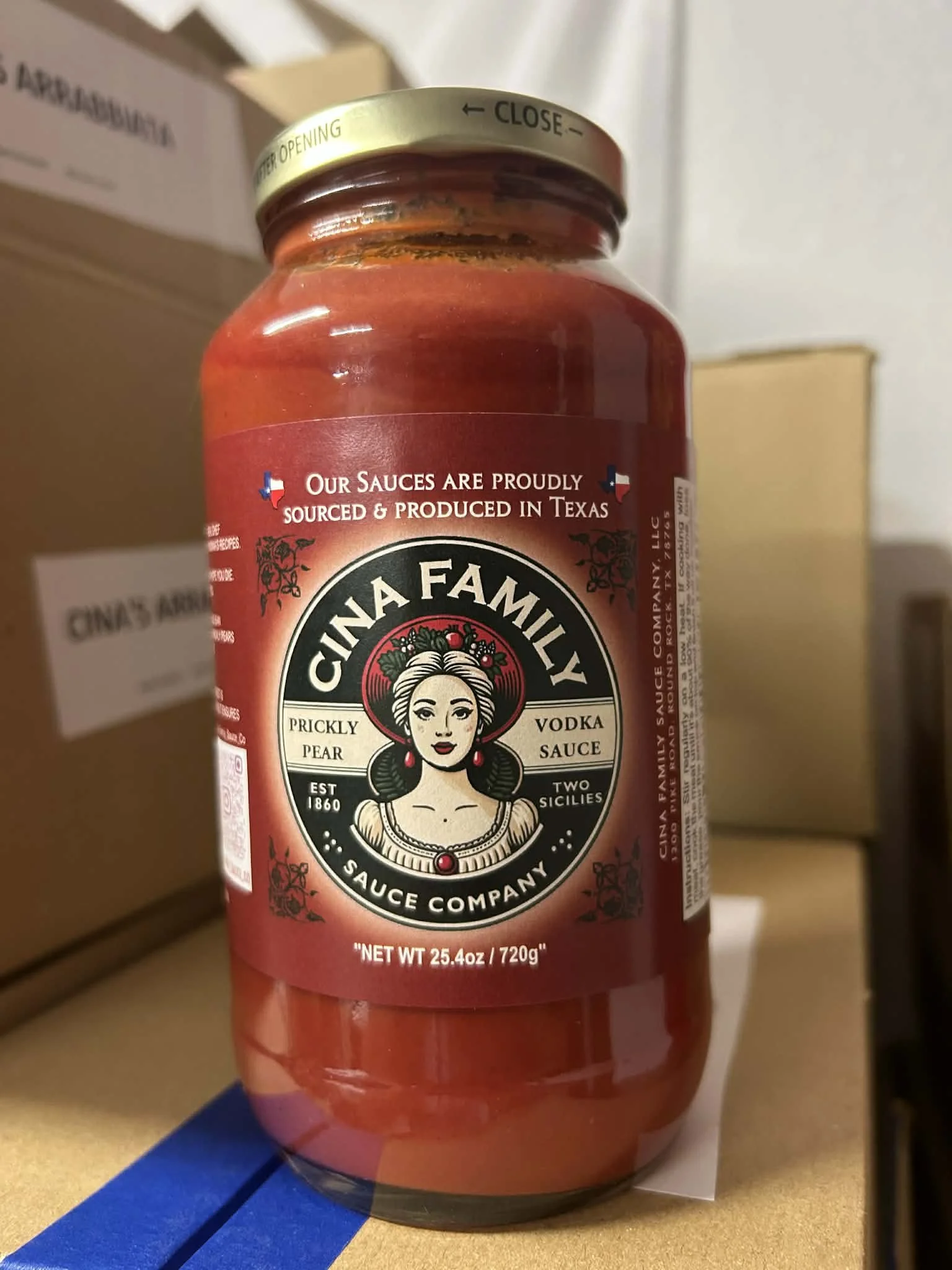 Matteo's Prickly Pear Vodka Sauce