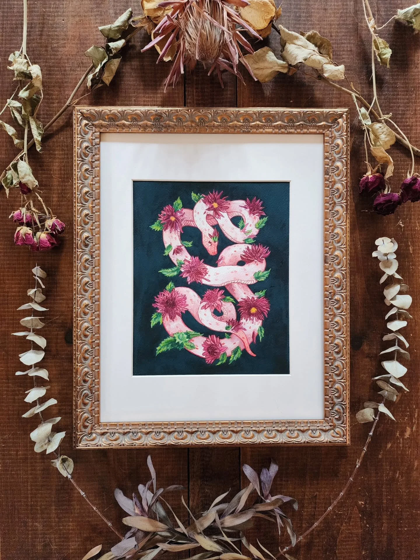 Bloom of the Serpent

-

From within every change, whether gentle or tumultuous, beauty unfurls.

My next piece is live on @everydayorig today ✨️

Created in @winsorandnewton watercolors and gouache on @archespapers cold-press watercolor block.

-

#