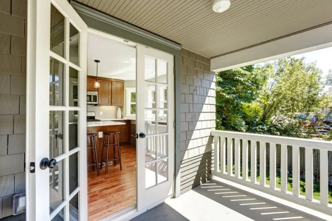 door installation leading into a kitchen inLouisville