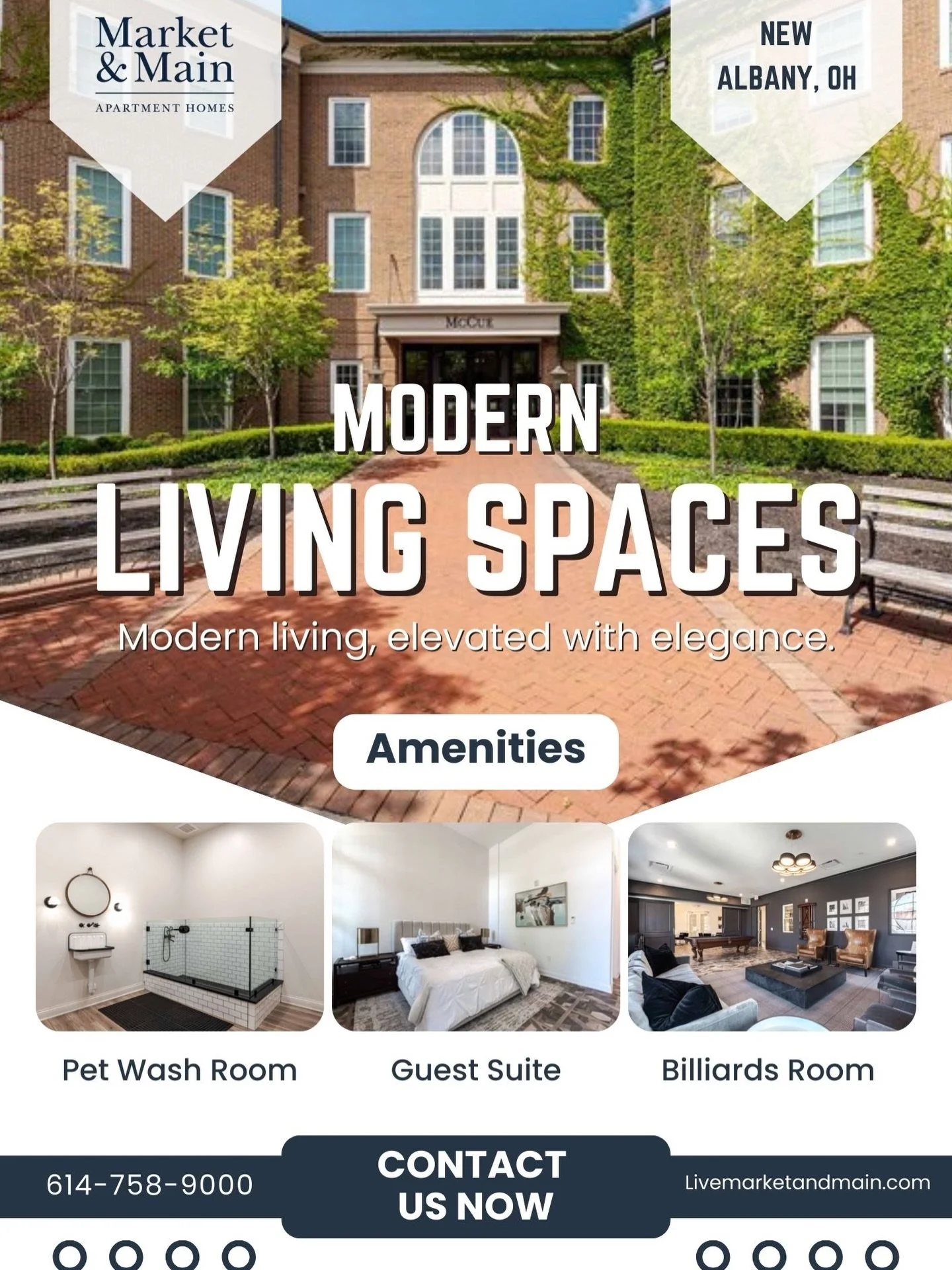 Spaces made to elevate your day, right here at Market &amp; Main. ✨Reach out to learn more!  #livemarketandmain