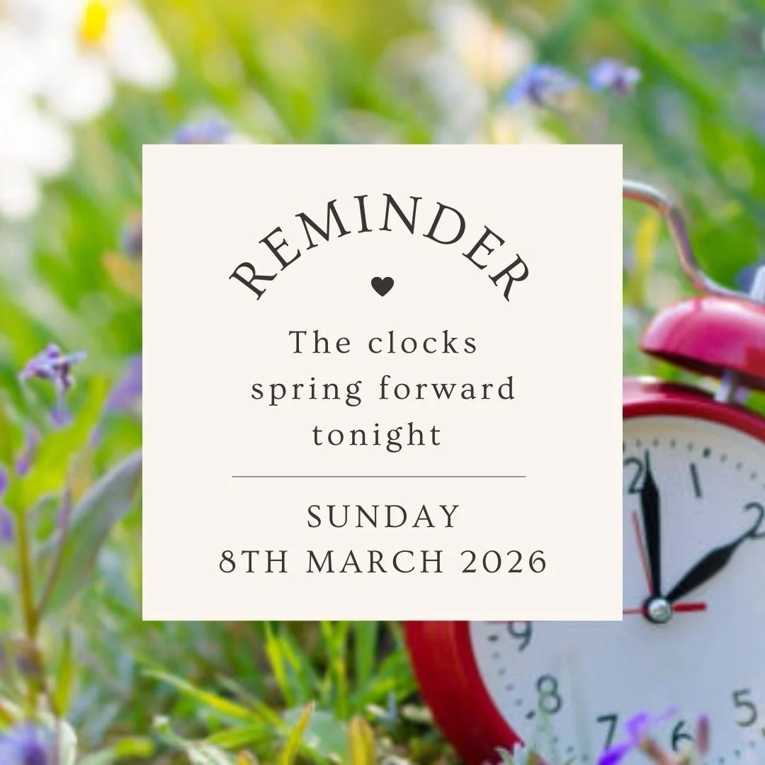 Longer days are coming at Market &amp; Main ☀️
The time change will happen at 2:00 AM. Don&rsquo;t forget to spring forward! ⏰