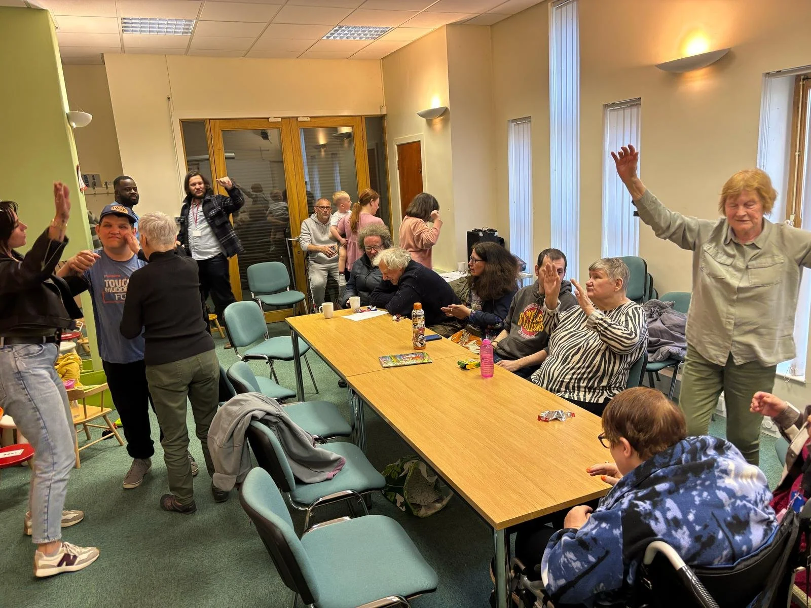 Our Singing Group enjoying their session at St John's Thorpe Edge every Friday Morning!