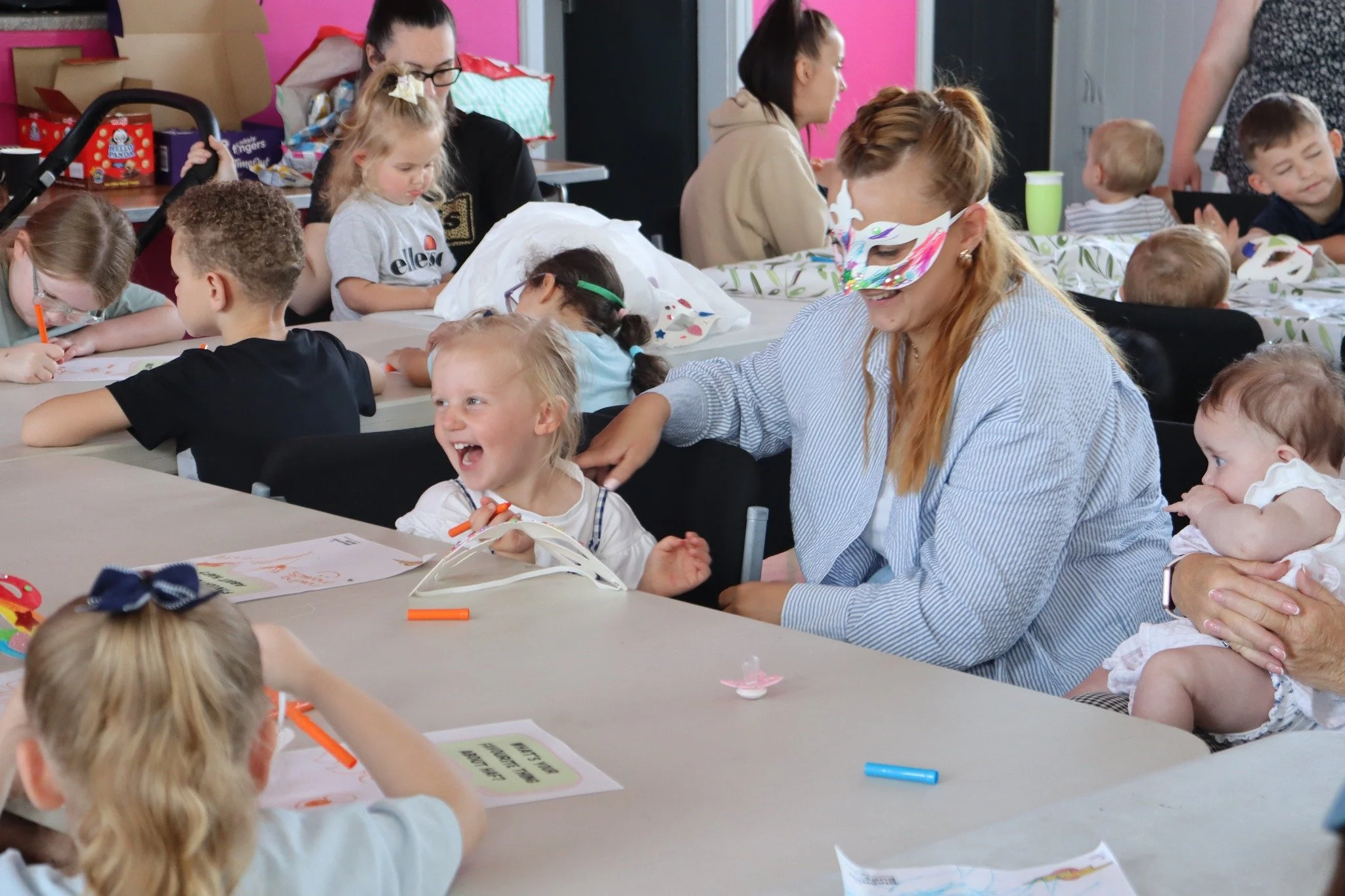 Even the parents are having fun at our HAF sessions every day this summer!