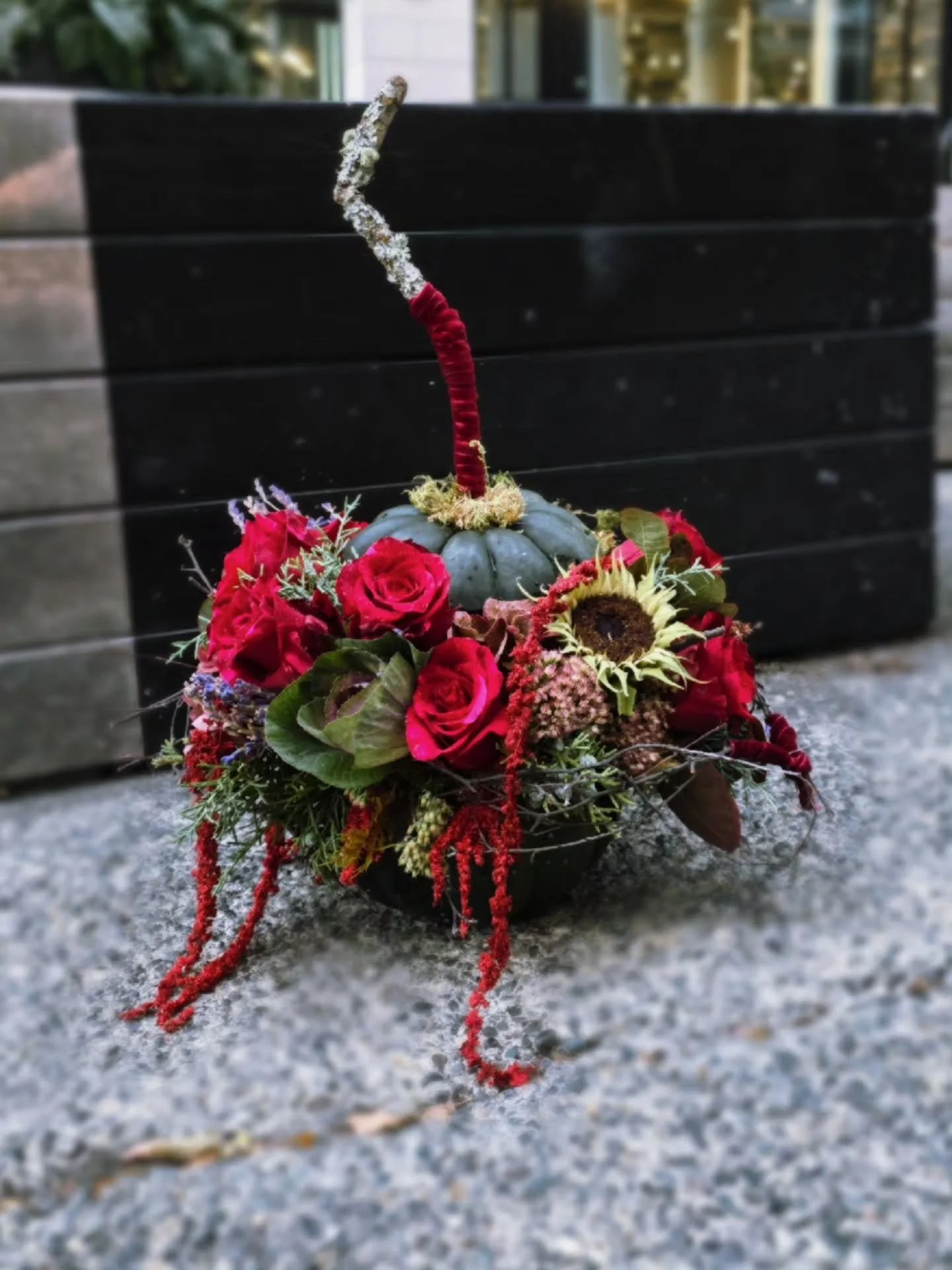 Autumn is so bountiful, it makes its own vessels. π My favourite pumpkin of the season so far at @zingarofloralperfumery belmont. 
Reminder to bring nature indoors and let it spill over your weekend! This time of year is fleeting.