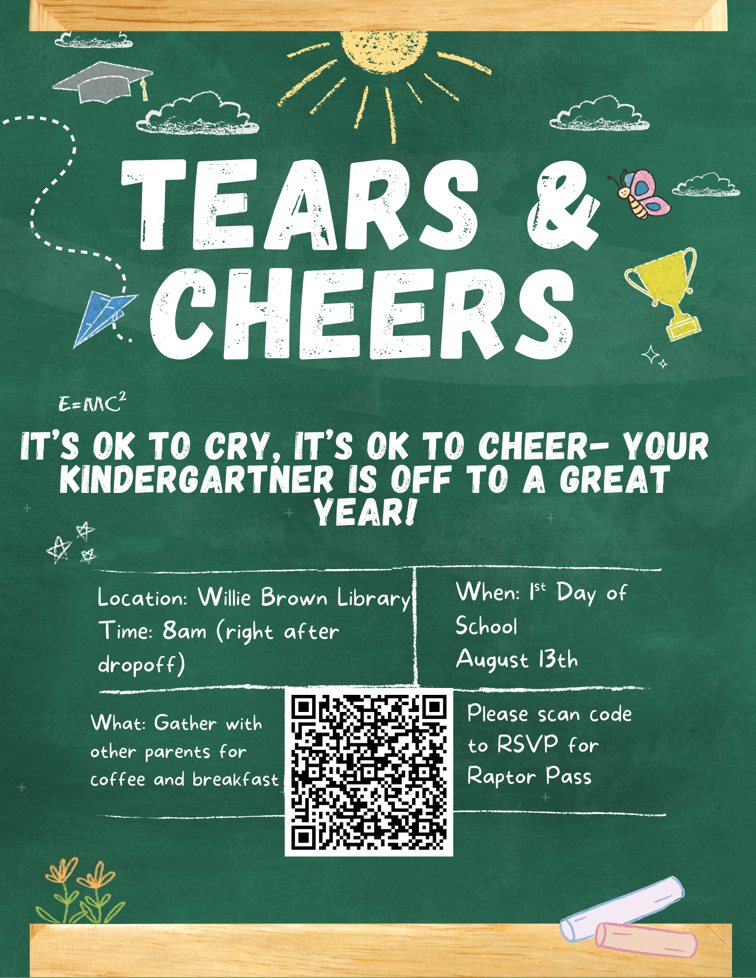 Kindergartner Tears & Cheers