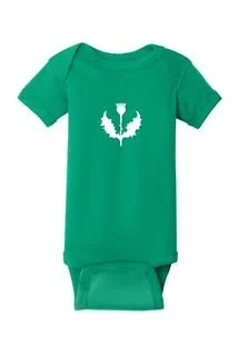Short Sleeve Baby Rib Onesie