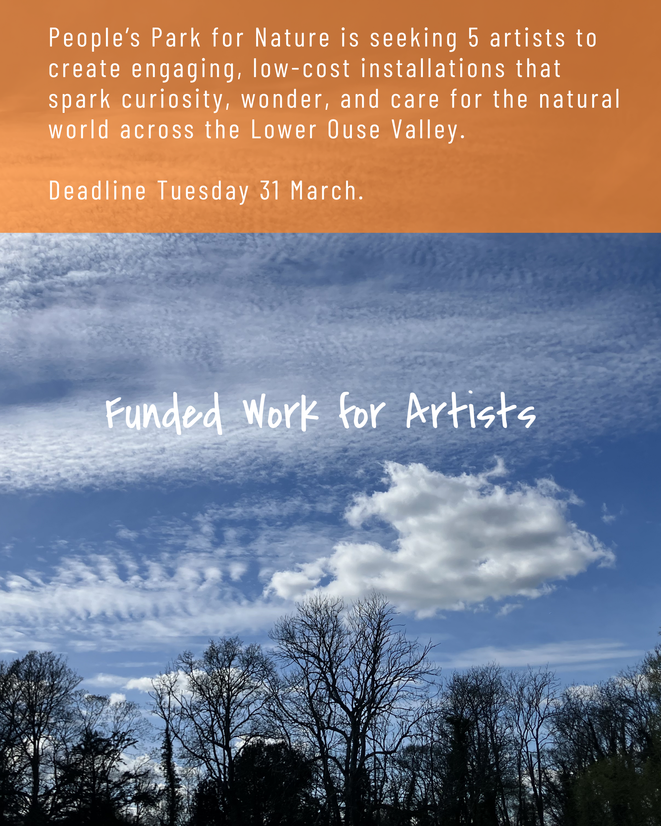 Artists: Apply for Funded Work Creating Nature-Connection Installation (Deadline Passed)