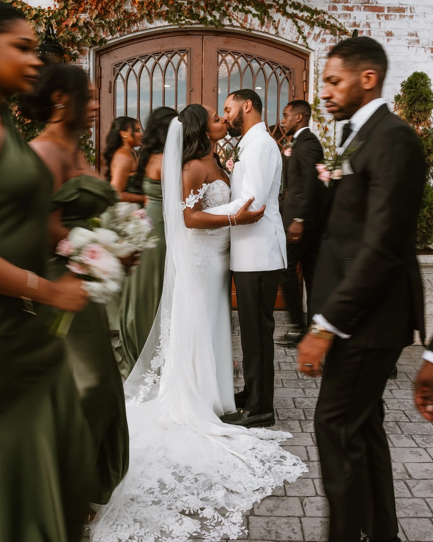 When the crowd moves and the world blurs, their story stands still. In their arms: the pure promise of tomorrow. #LuxuryWeddings #teamnotarophotography