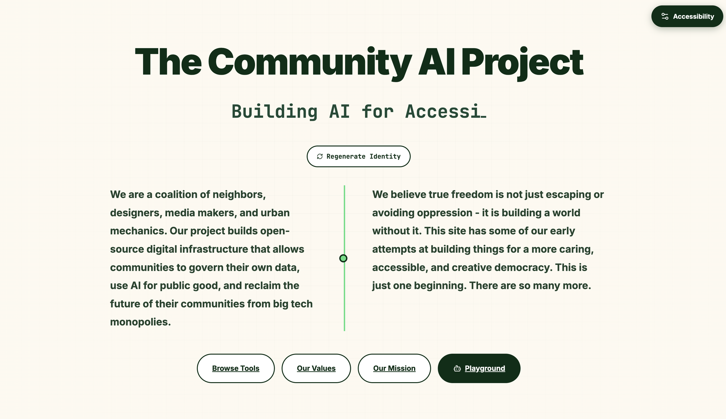 The Community AI Project
