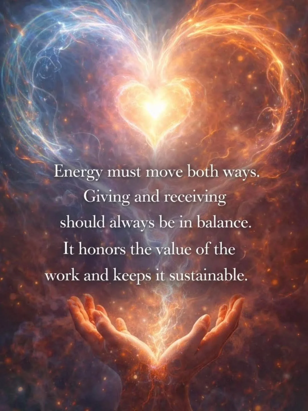 #energy #reciprocity #balance #todayiamwell