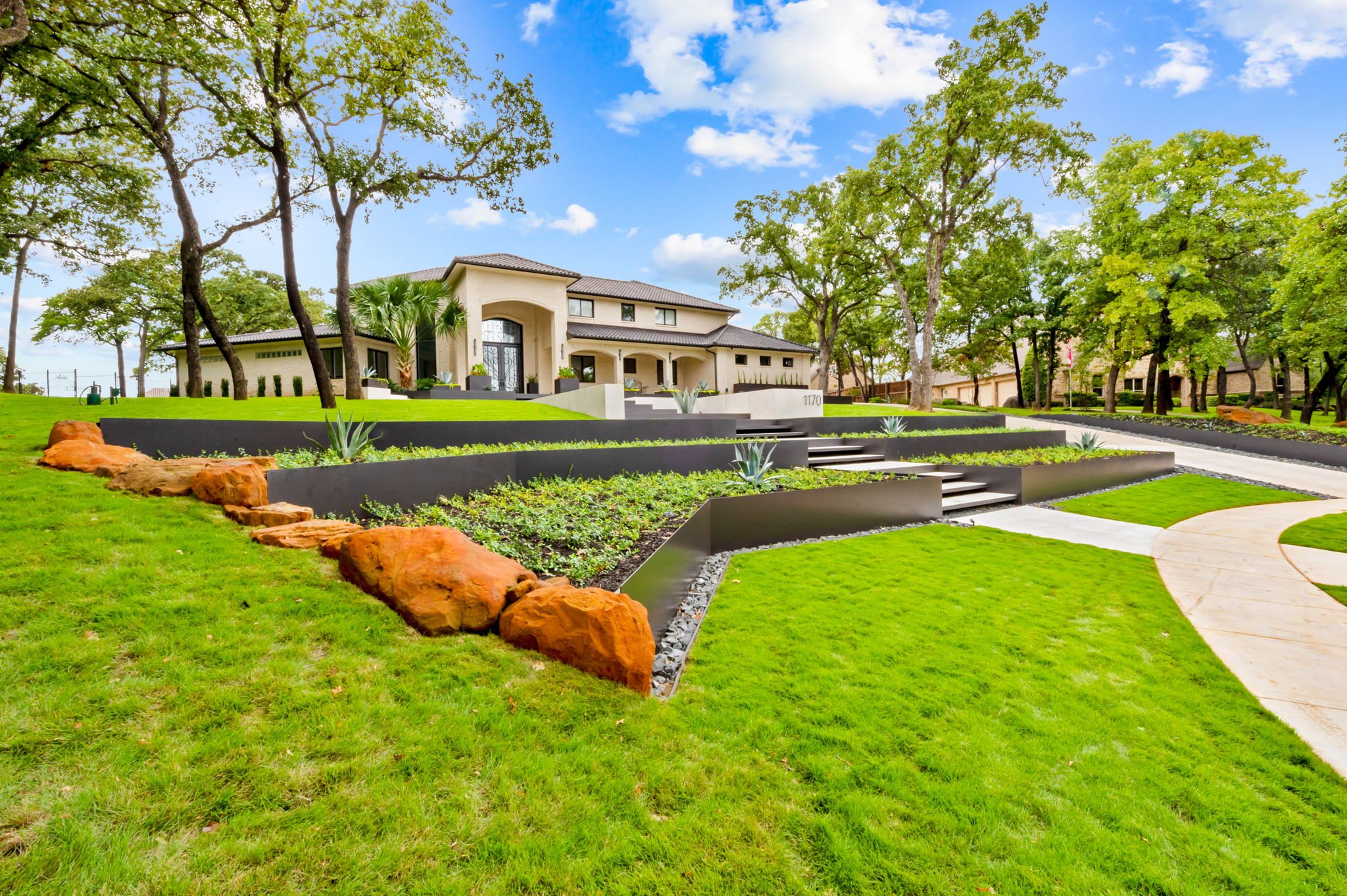 Tiered Greenery Landscape