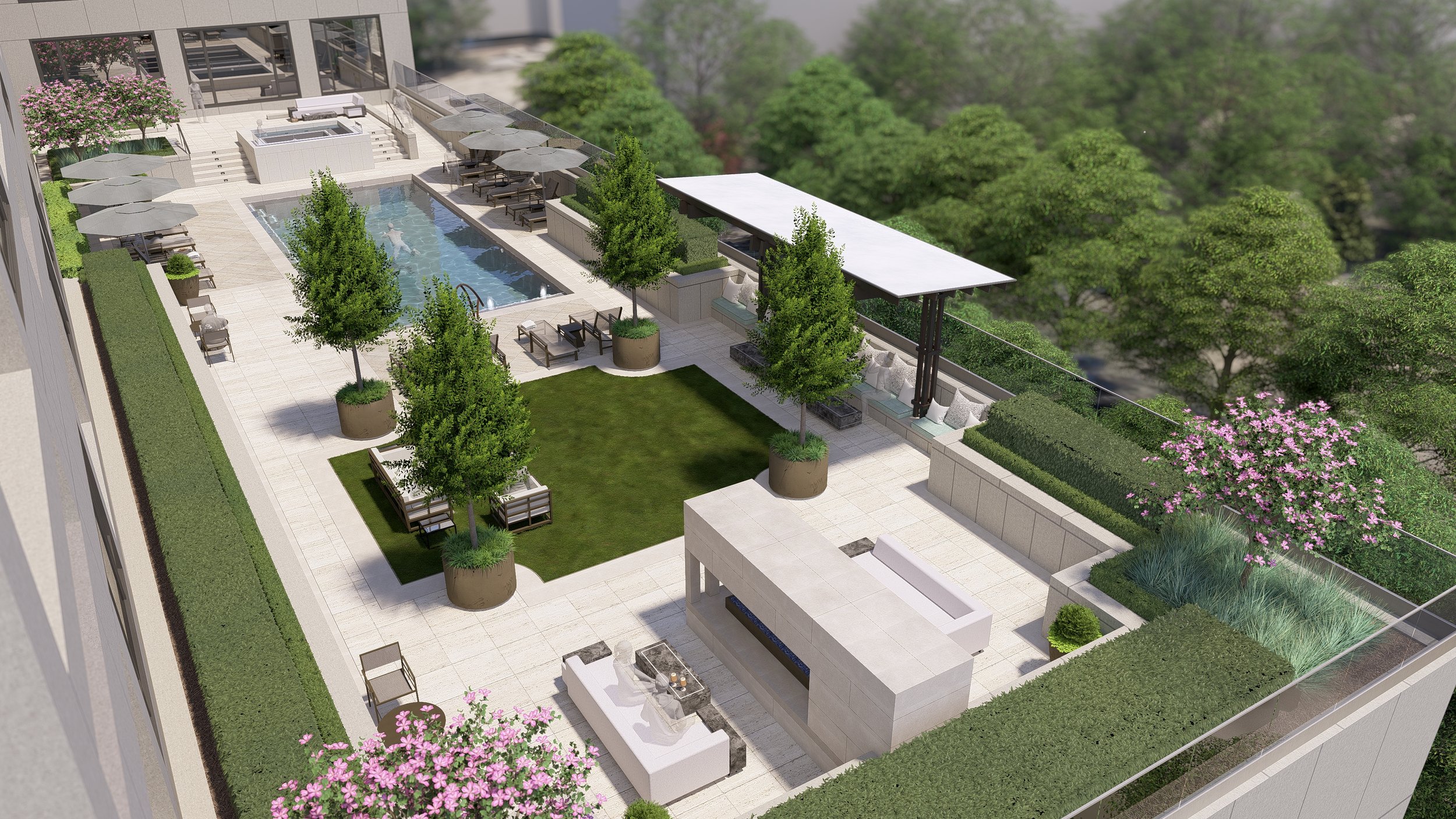 Elevated Luxury: A Rooftop Oasis
