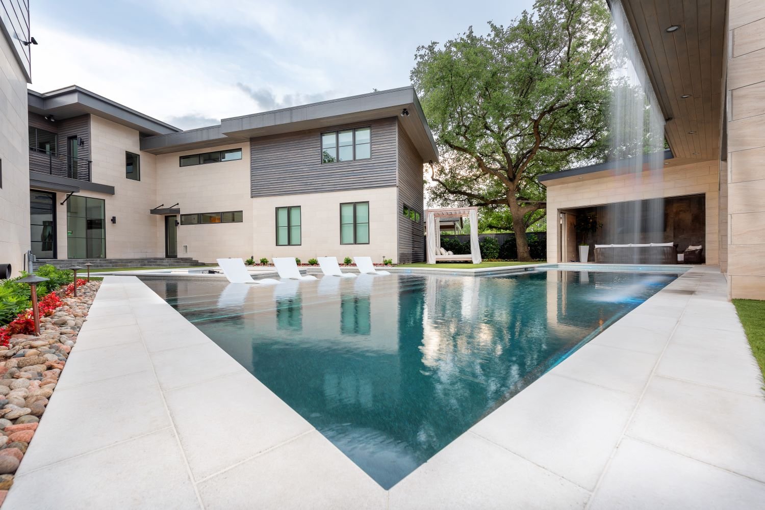 Modern Geometric Oasis