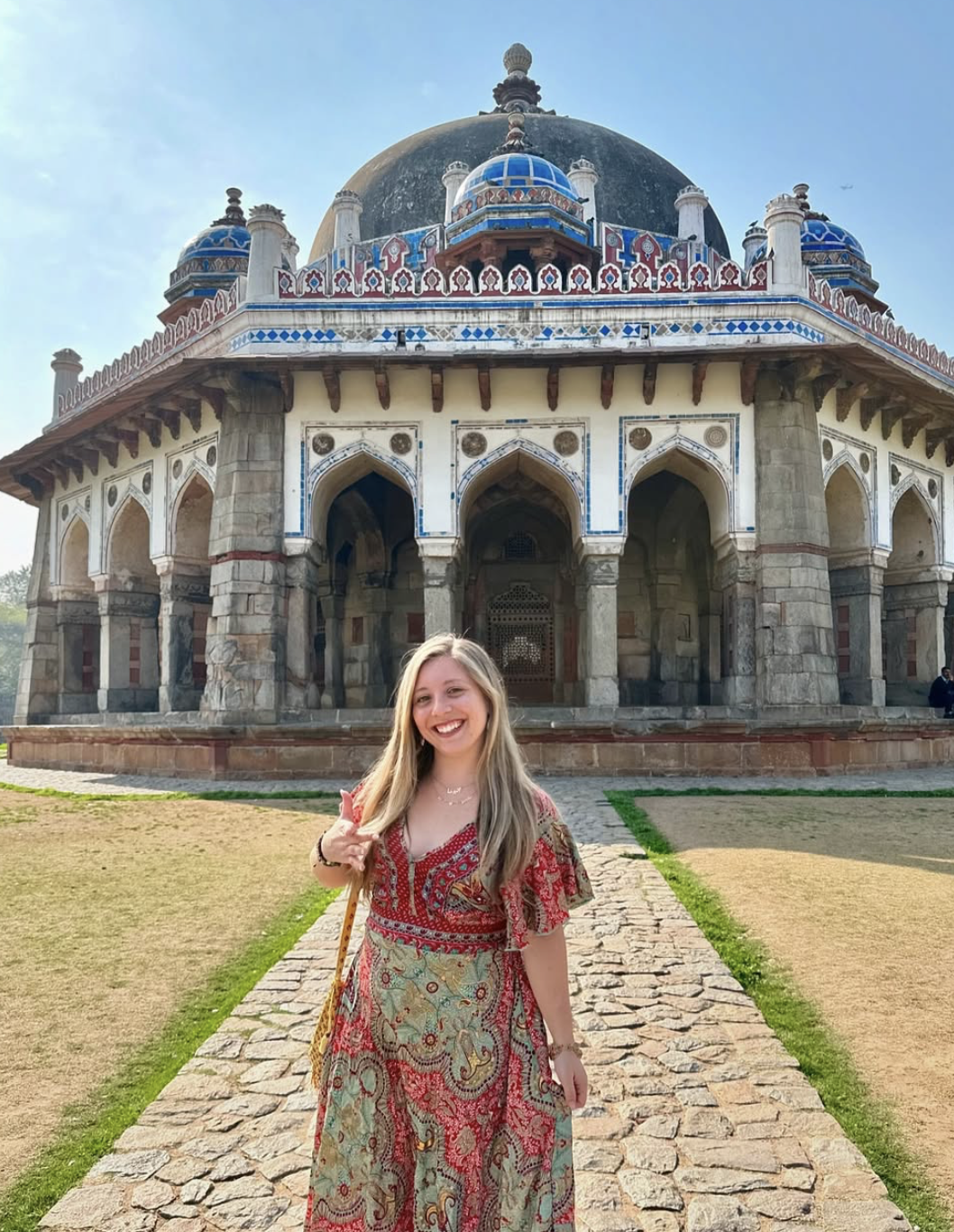 Anina Monteforte, CEO and Founder of The World Within Us Travels, Latina-Owned Business, Latina-Founder, India, New Delhi
