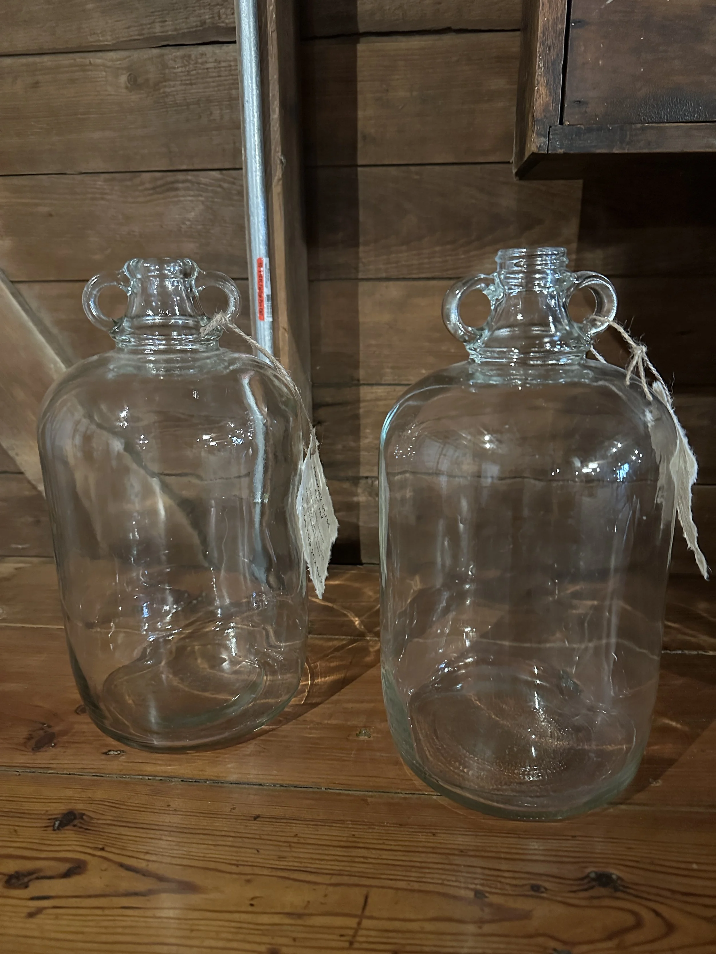 Large Glass Gin Jar