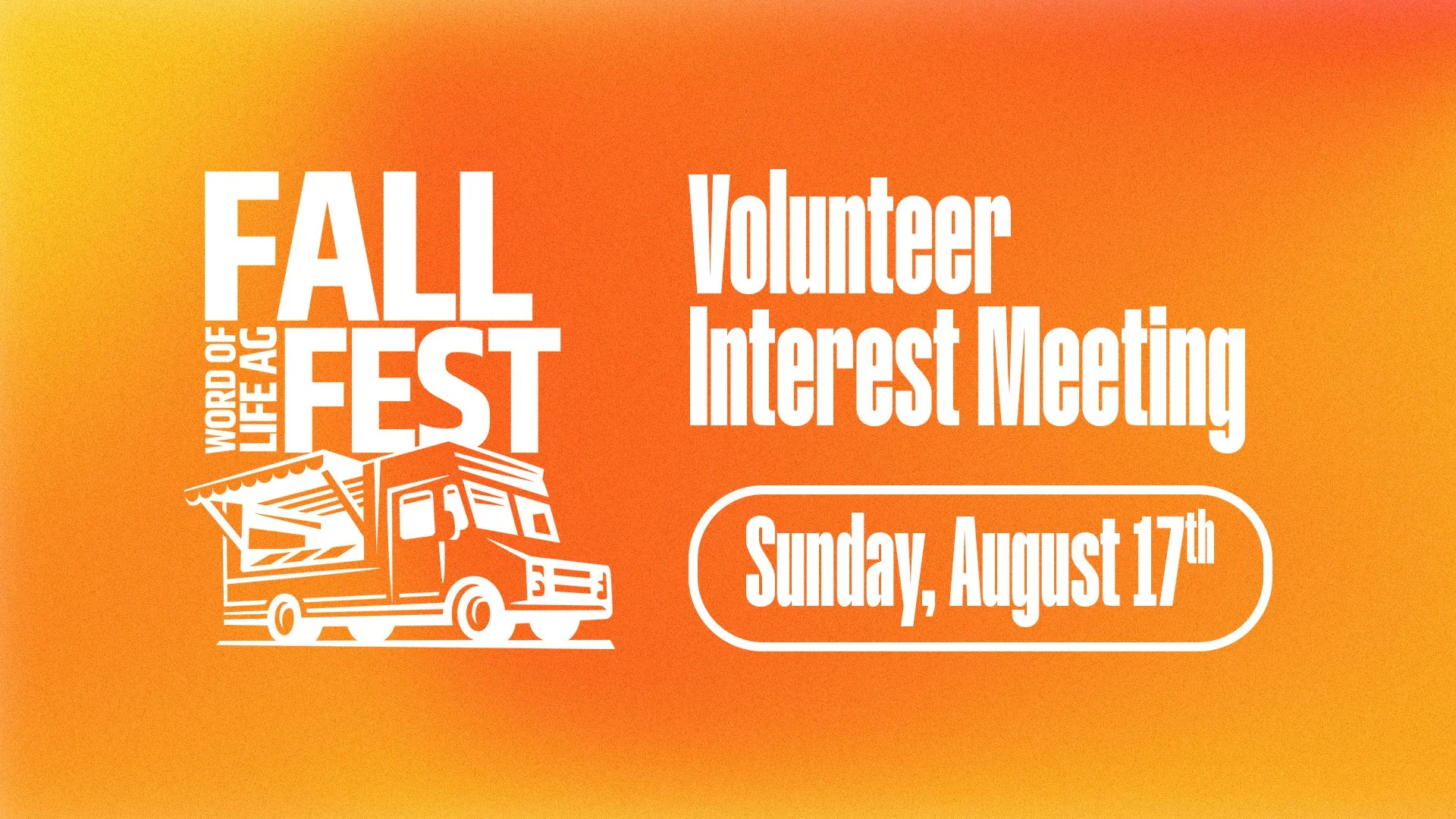 Fall Fest Interest Meeting