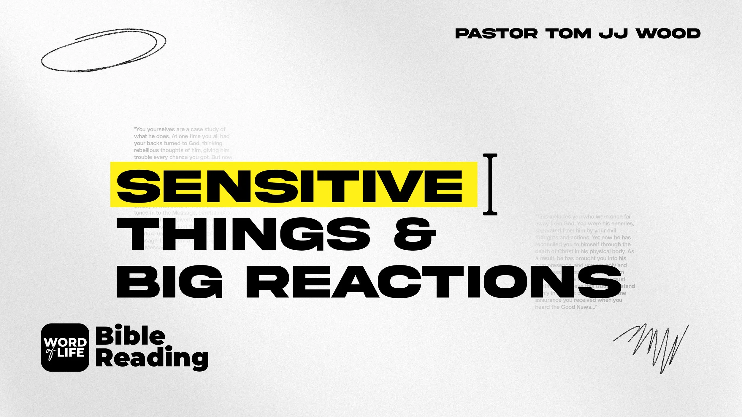 Sensitive Things &amp; Big Reactions (Luke 18:18-27)