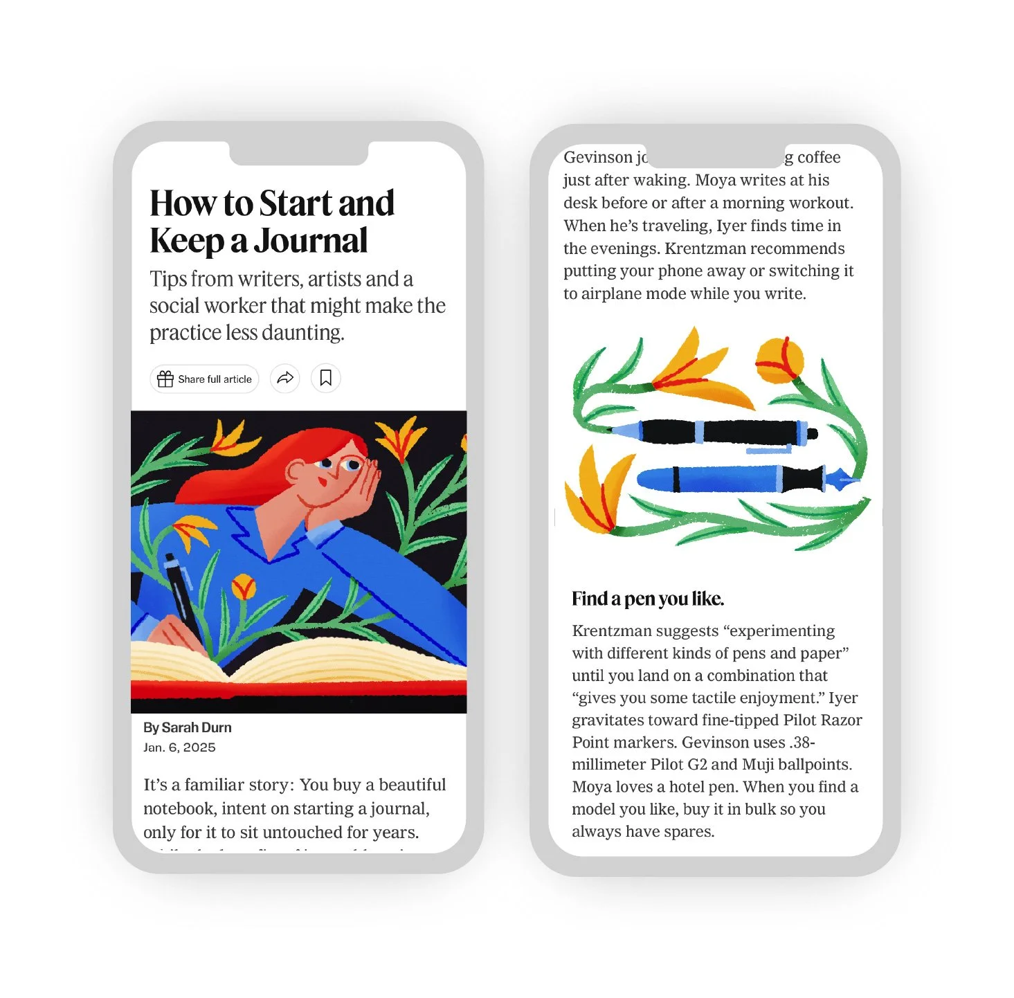 Editorial Portfolio - How to Keep a Journal — Kirstin Smith Illustration