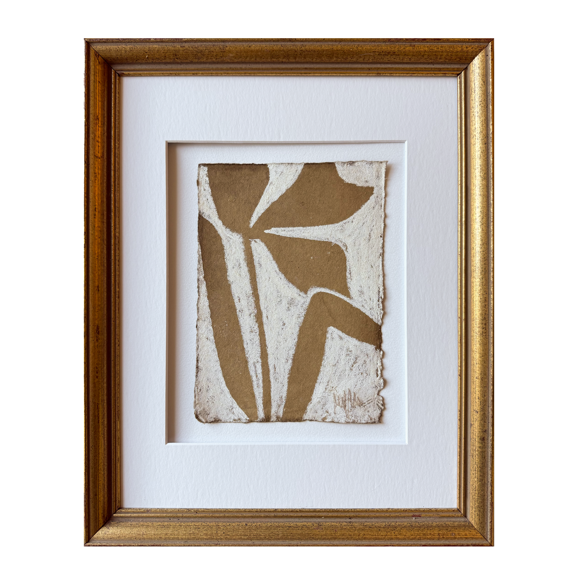 Vintage Framed Pastel Floral No. 1