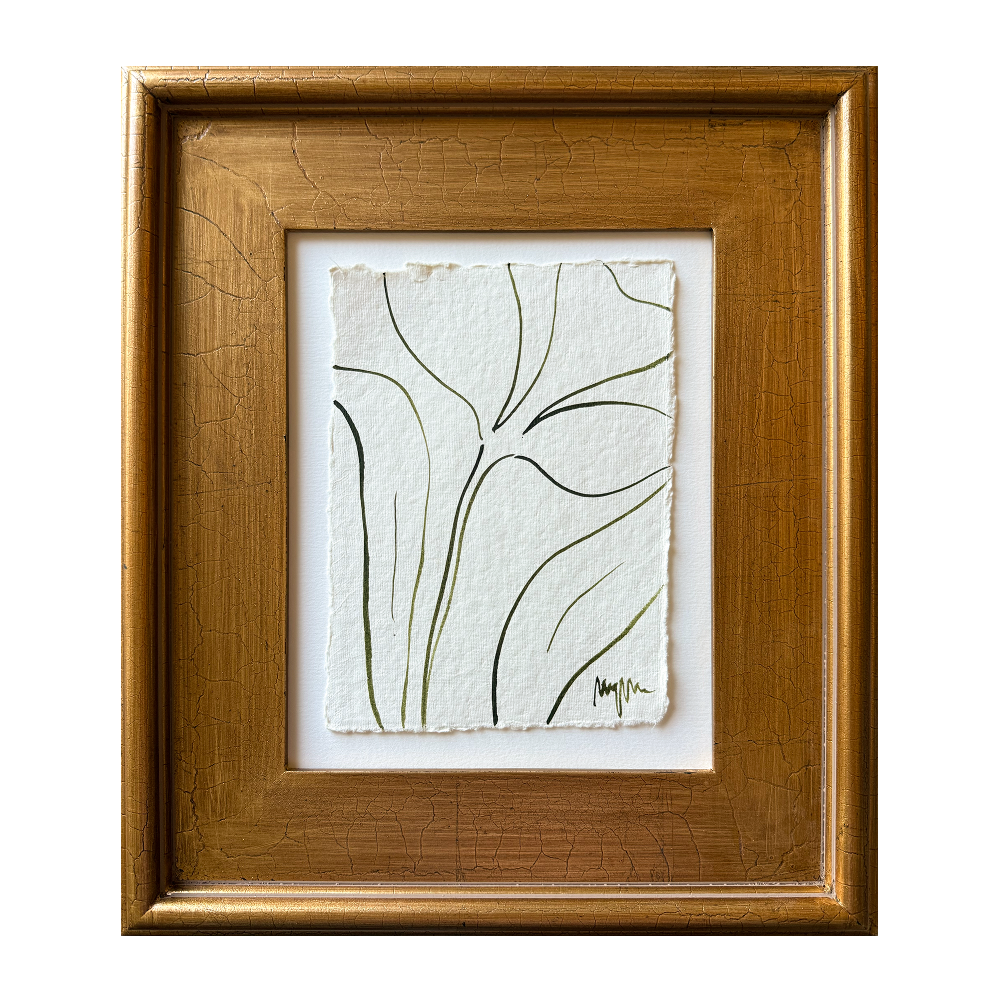 Olive Sketch No. 2 (6x8)