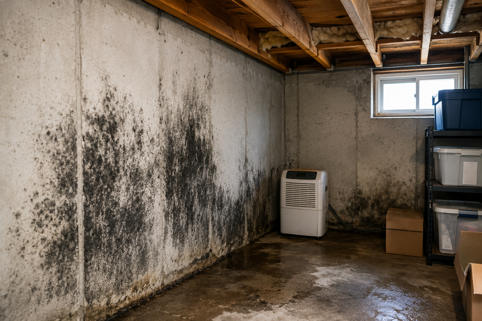 Common Areas Mold Is Found in Fishkill Basements and Crawl Spaces