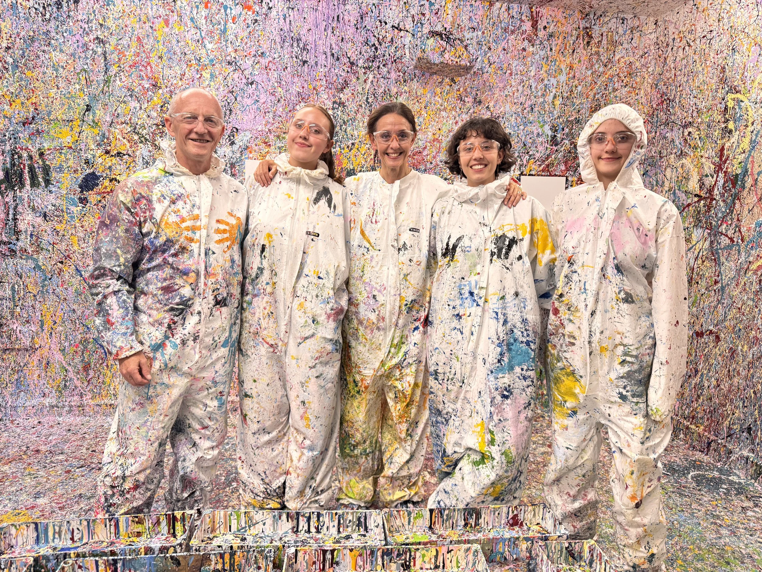 Splatter Painting Class in London