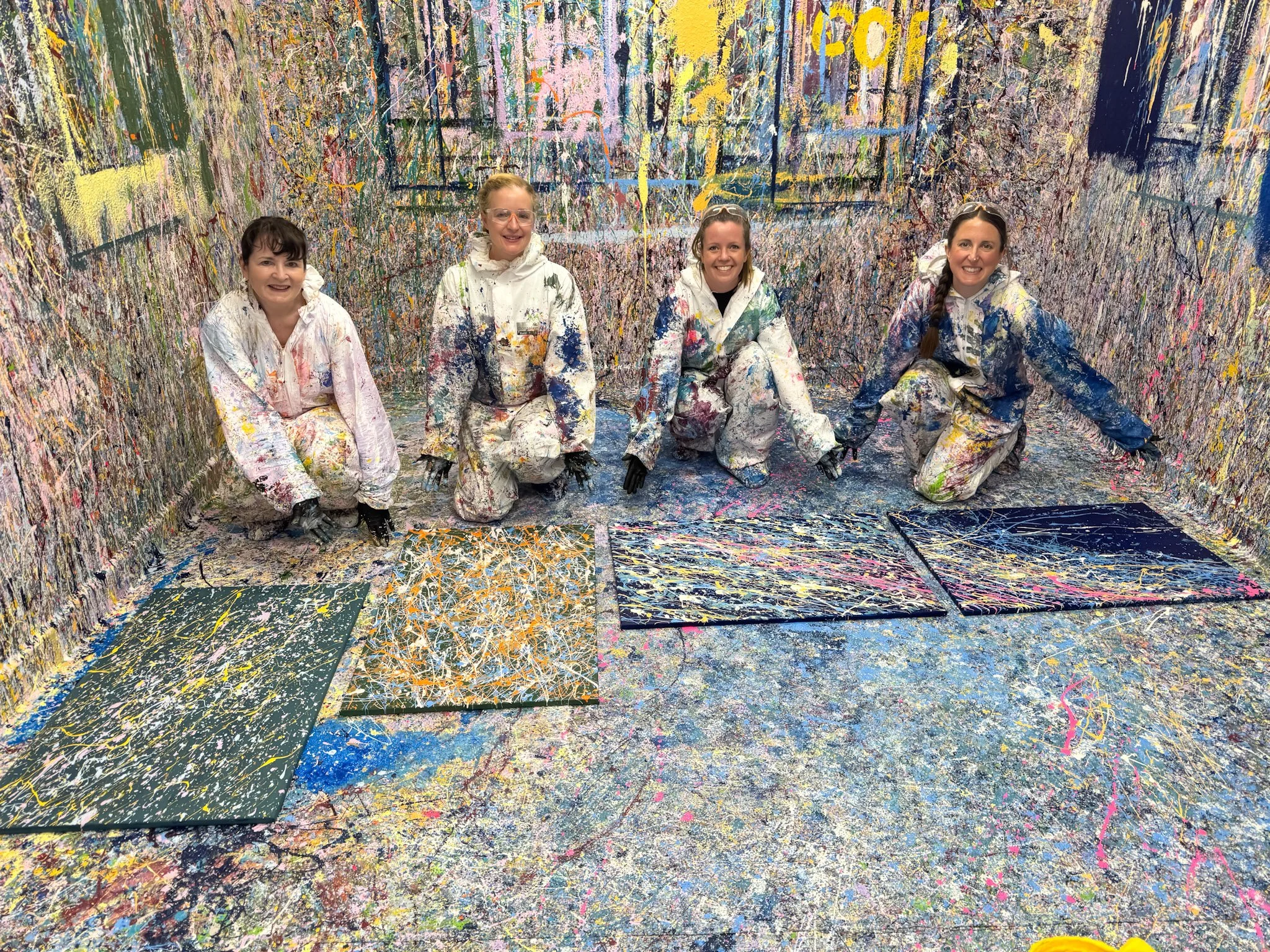 Splatter Painting Class London
