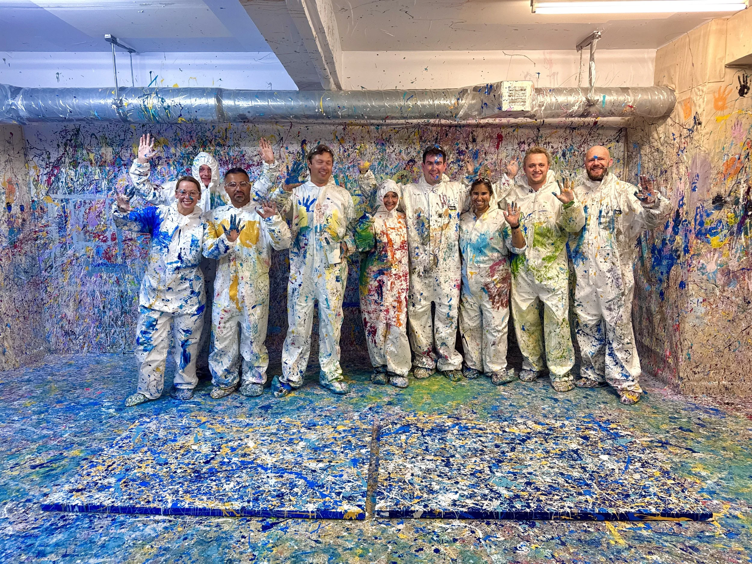 Team Building Splatter