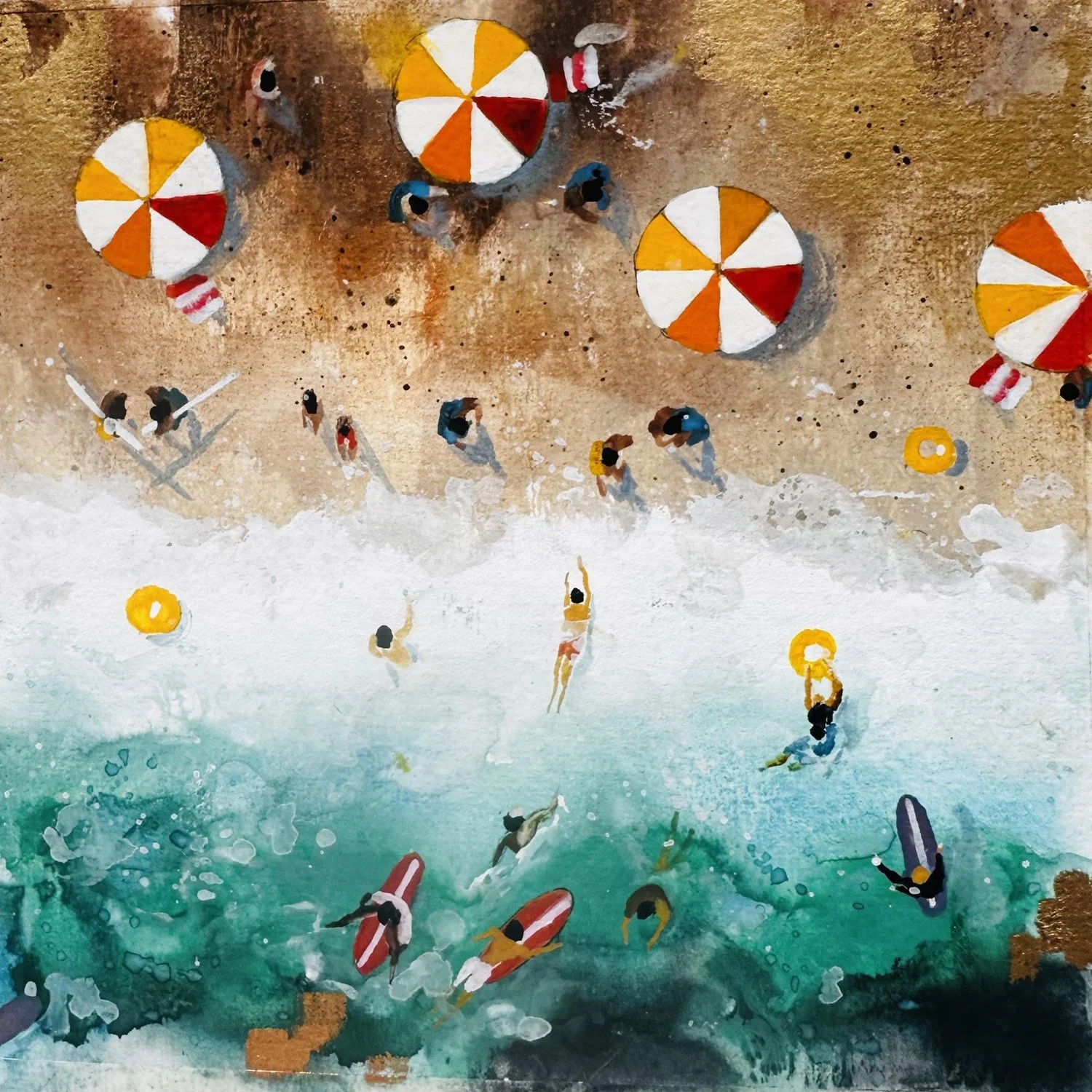 Surfers XII - Limited-Edition Fine Art Print by Alma Tipon