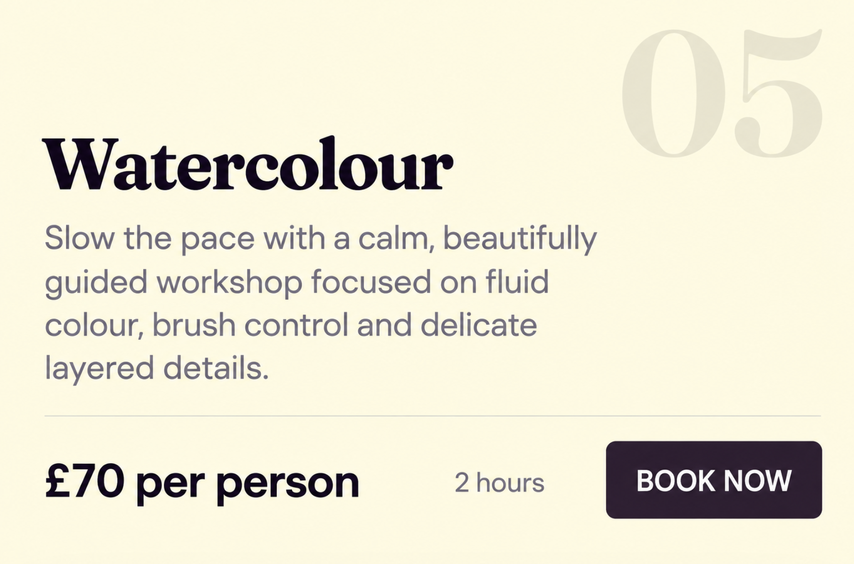 Watercolour Class