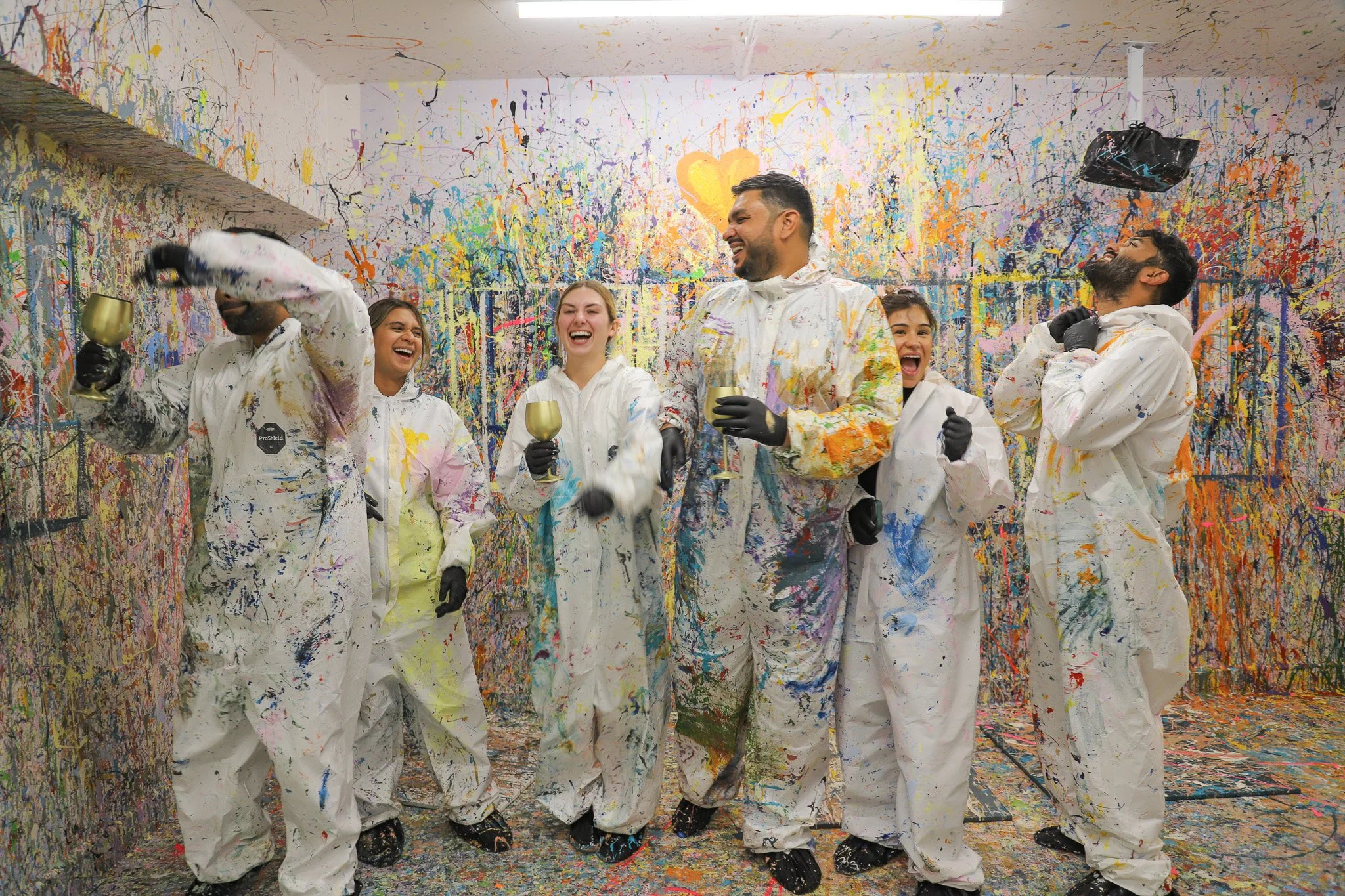 Splatter Class for team in London Sw17